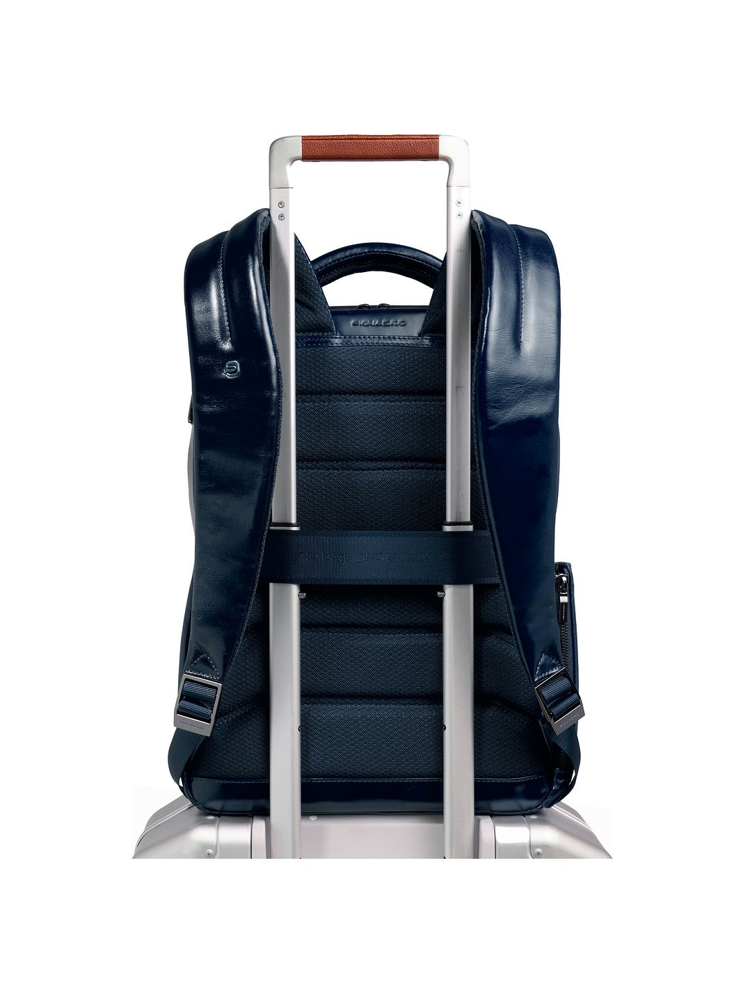 Piquadro Blue Square Zaino da giorno Vera Pelle 29 cm Vano porta PC