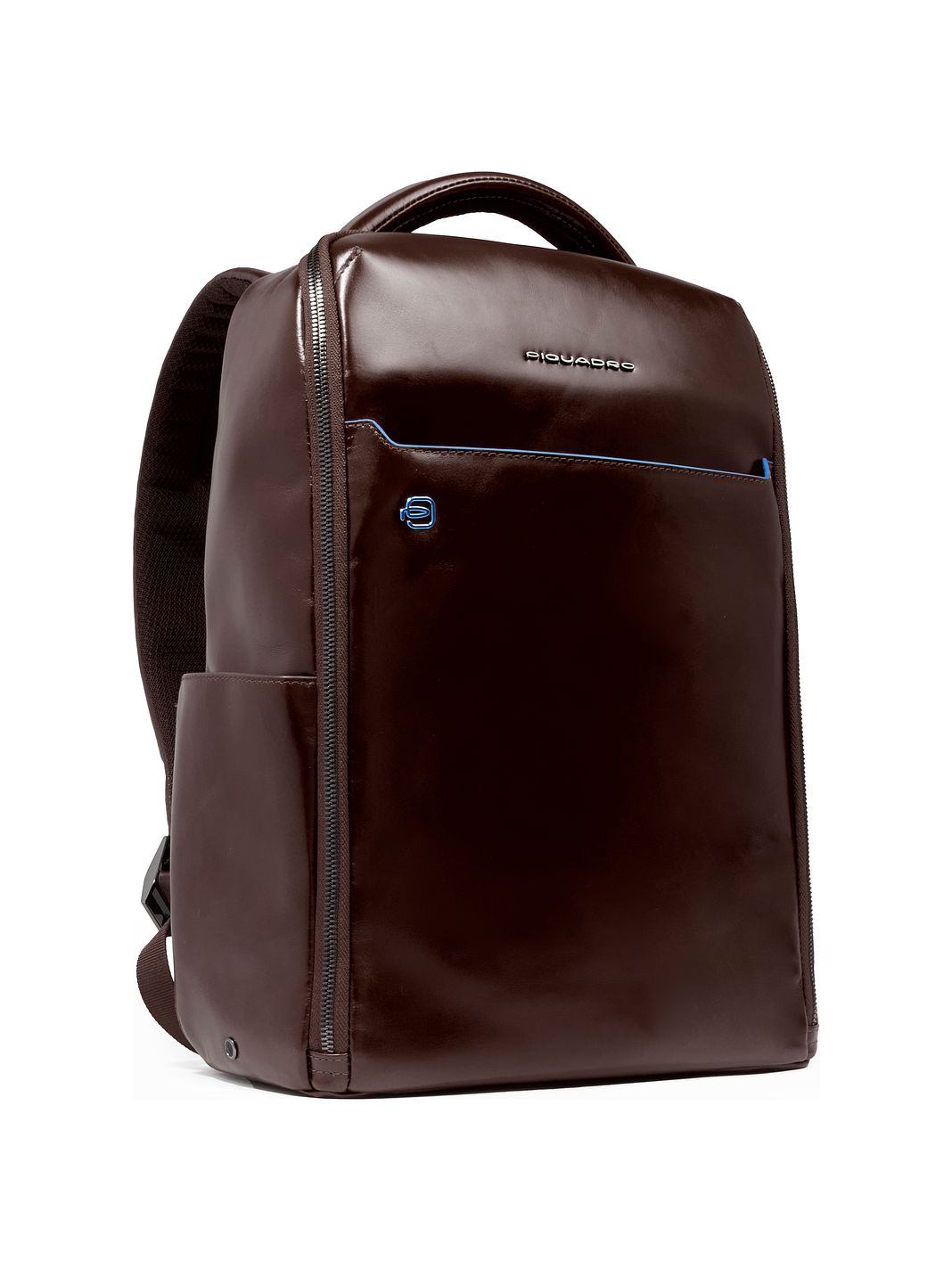 Piquadro Blue Square Zaino da giorno Vera Pelle 29 cm Vano porta PC