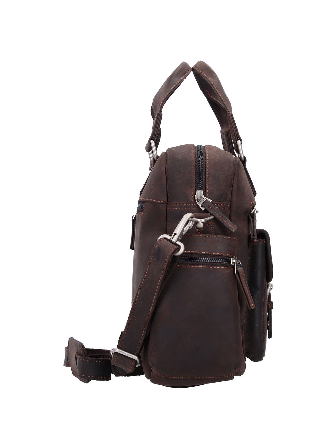 Greenland Nature Westcoast Valigetta Vera Pelle 43 cm Greenland Nature Westcoast Valigetta Vera Pelle 43 cm