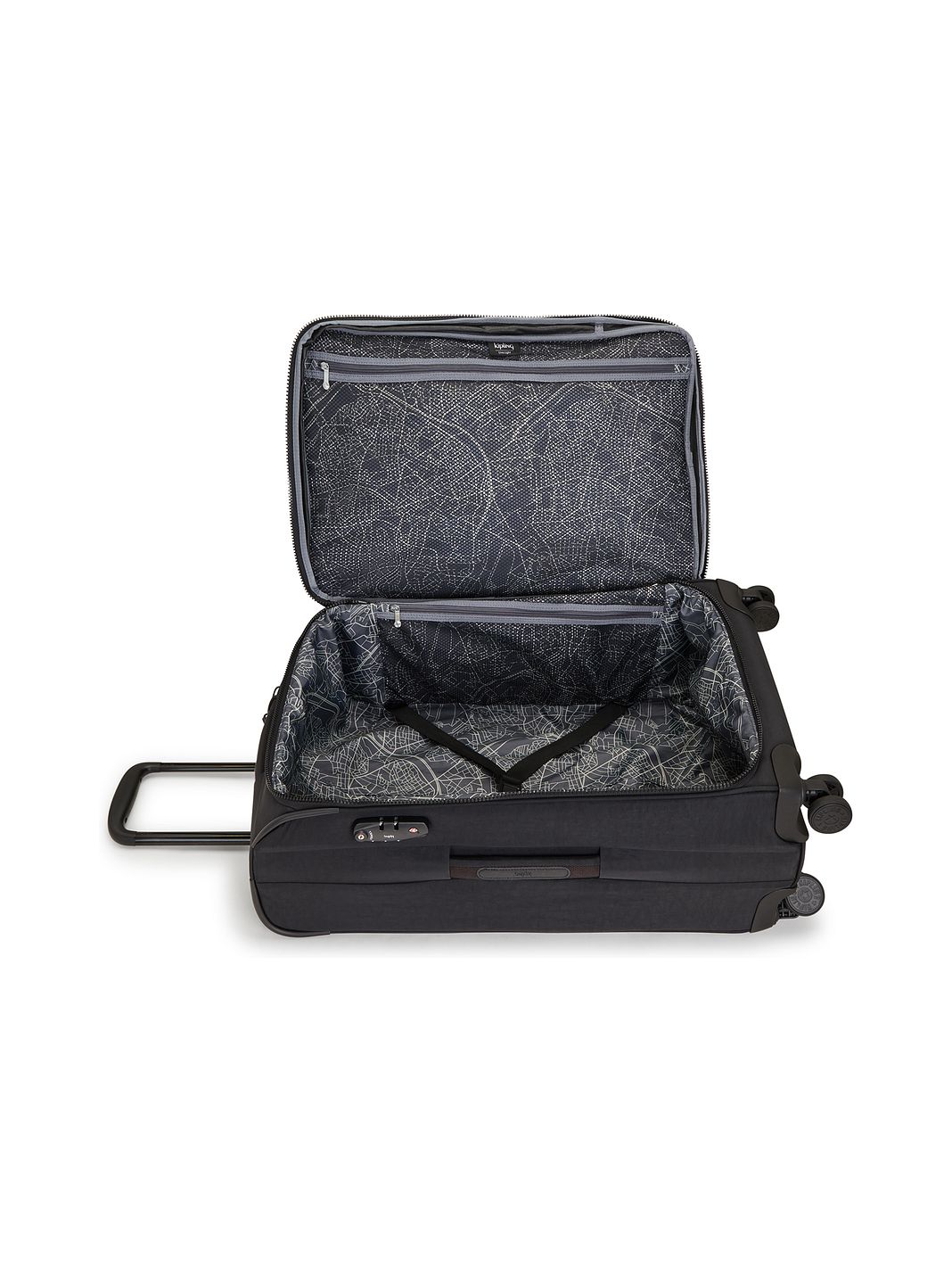 Kipling Basic New Youri Spin 4 ruote Carrello M 68 cm espandibile
