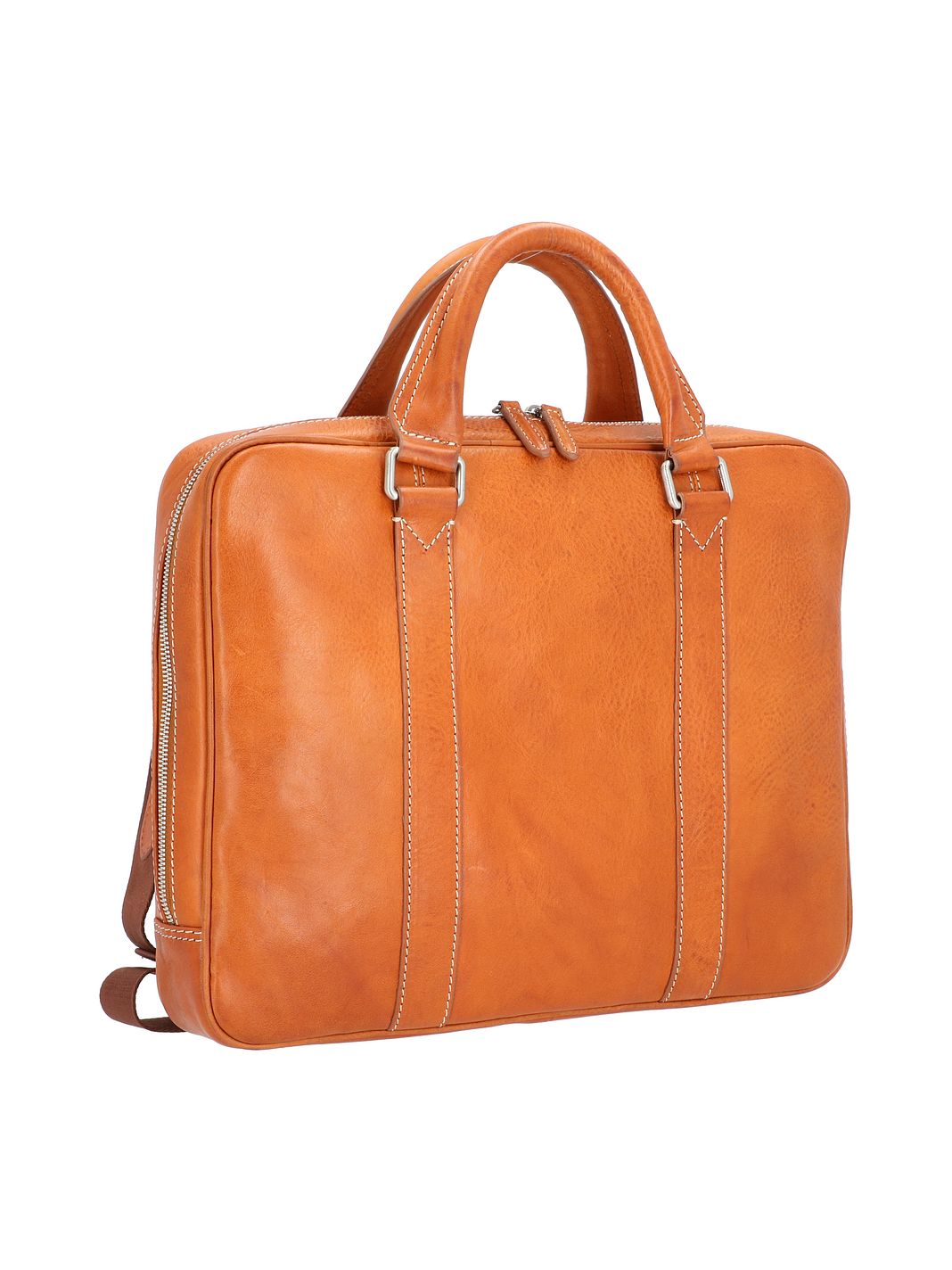 Leonhard Heyden Bergamo Valigetta Vera Pelle 38 cm Vano porta PC