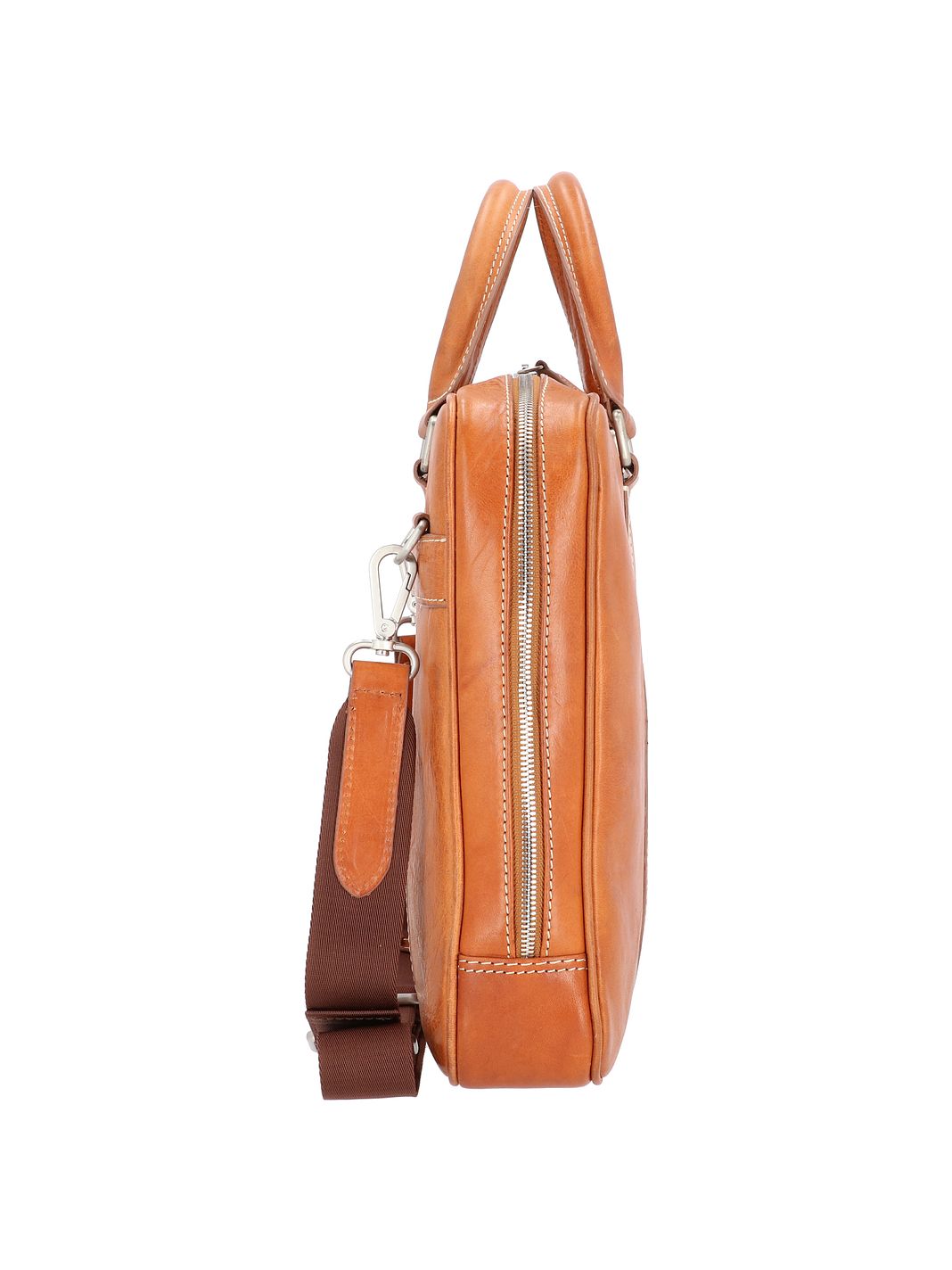 Leonhard Heyden Bergamo Valigetta Vera Pelle 38 cm Vano porta PC