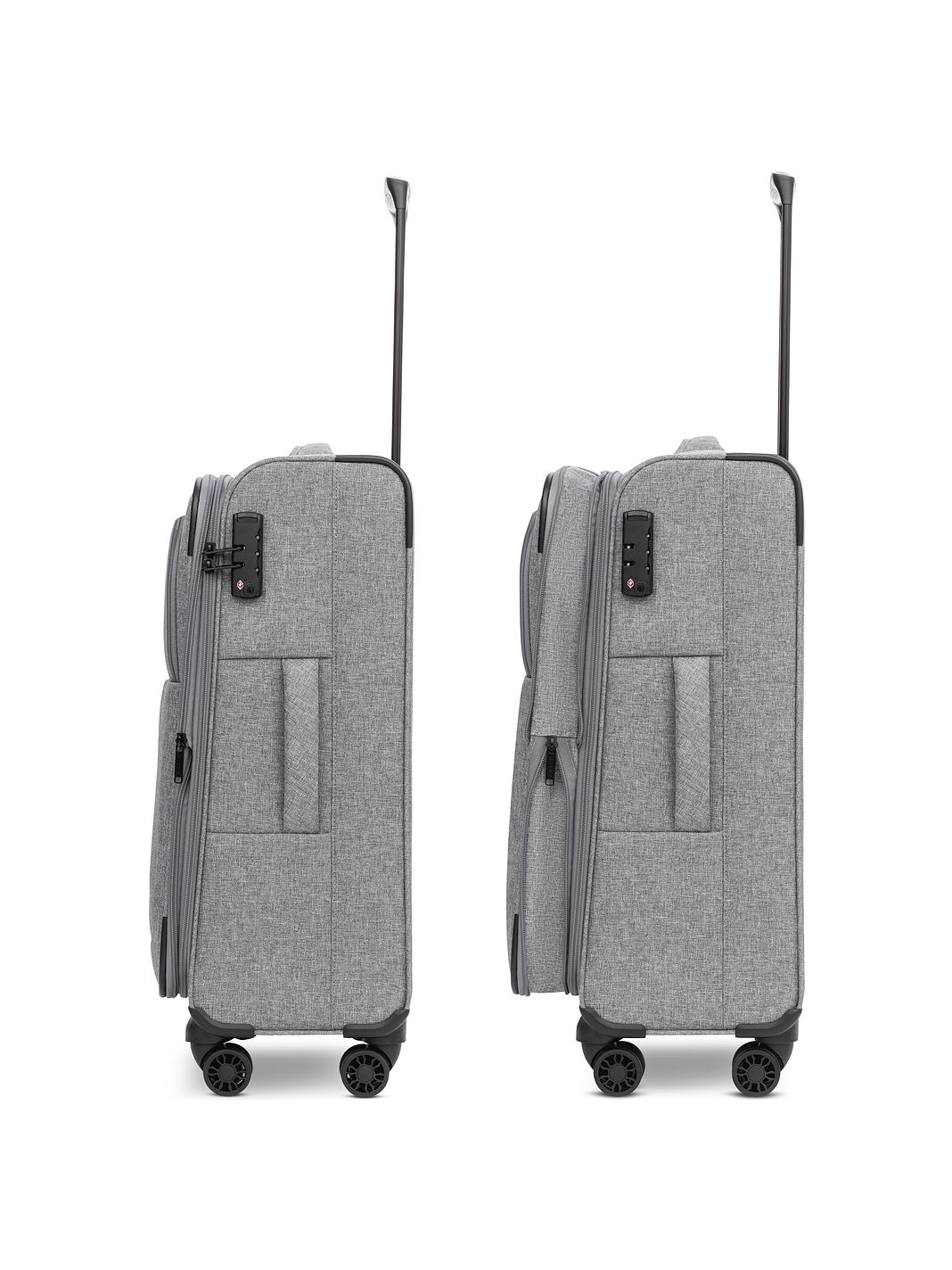 Redolz Essentials 12 THREE SET 4 ruote Set di valigie 3 pezzi espandibile