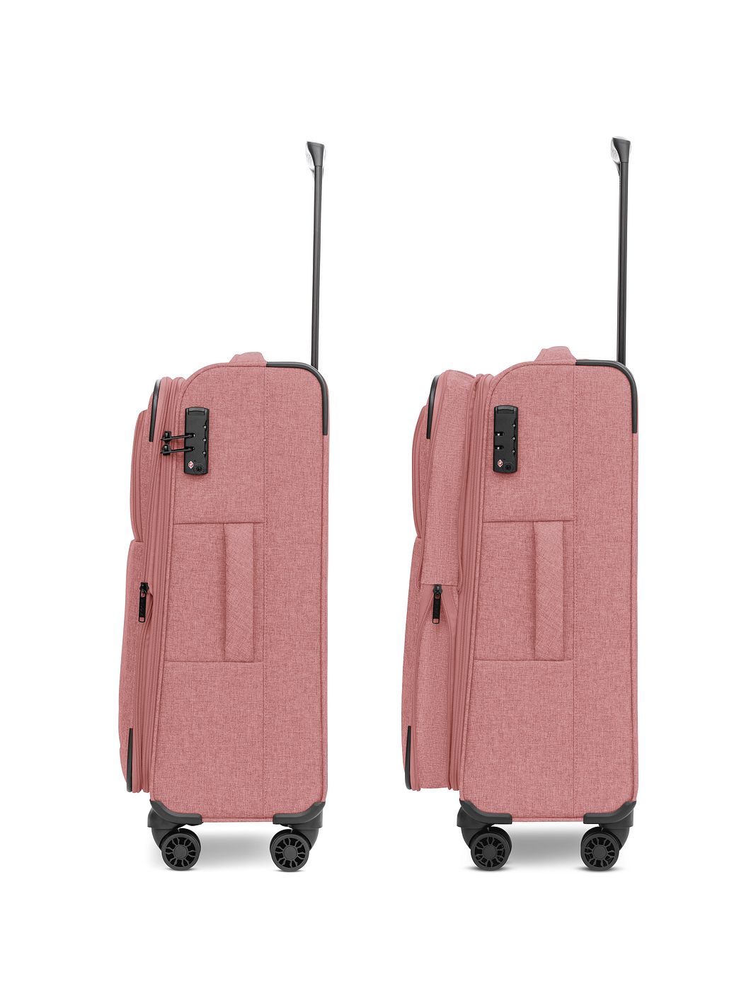 Redolz Essentials 12 THREE SET 4 ruote Set di valigie 3 pezzi espandibile