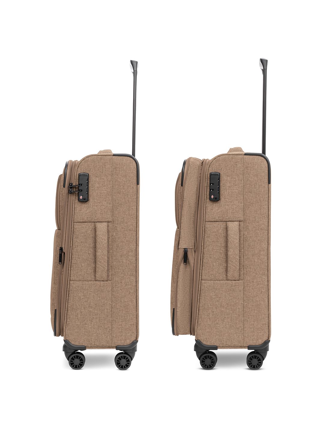 Redolz Essentials 12 THREE SET 4 ruote Set di valigie 3 pezzi espandibile