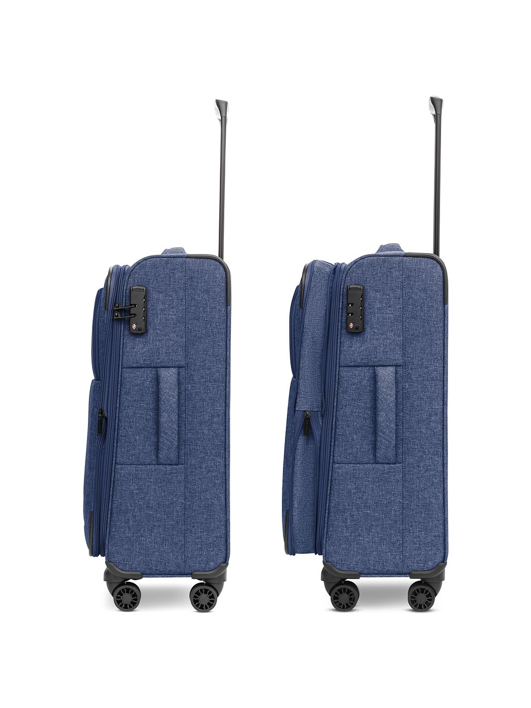 Redolz Essentials 12 THREE SET 4 ruote Set di valigie 3 pezzi espandibile Redolz Essentials 12 THREE SET 4 ruote Set di valigie 3 pezzi espandibile