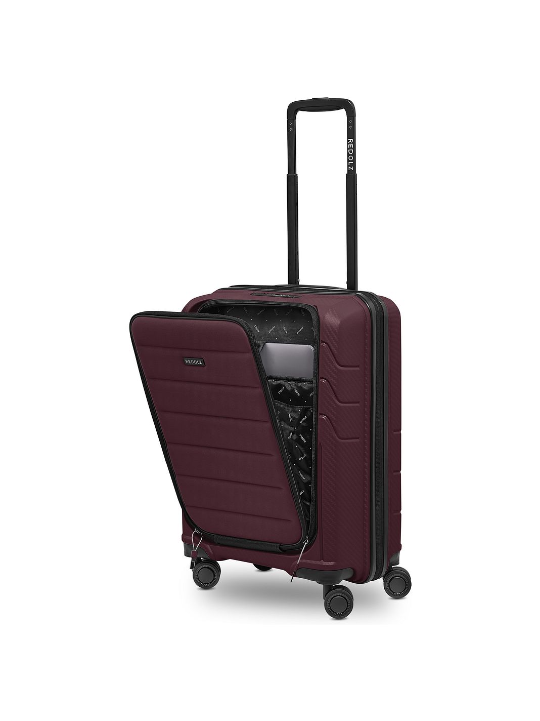 Redolz Essentials 17 Trolley cabina a 4 ruote da 55 cm con scomparto morbido per laptop Redolz Essentials 17 Trolley cabina a 4 ruote da 55 cm con scomparto morbido per laptop
