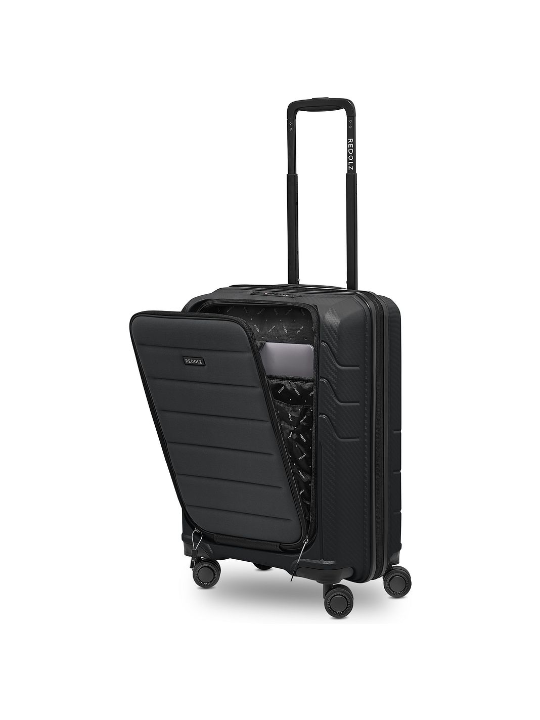 Redolz Essentials 17 Trolley cabina a 4 ruote da 55 cm con scomparto morbido per laptop Redolz Essentials 17 Trolley cabina a 4 ruote da 55 cm con scomparto morbido per laptop