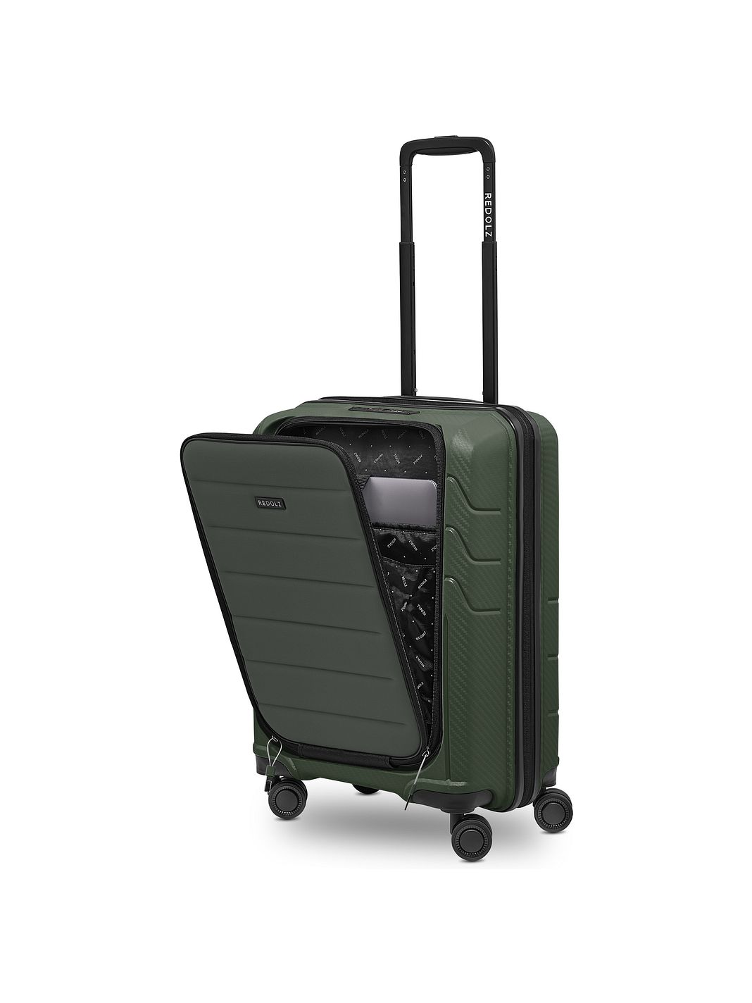 Redolz Essentials 17 Trolley cabina a 4 ruote da 55 cm con scomparto morbido per laptop Redolz Essentials 17 Trolley cabina a 4 ruote da 55 cm con scomparto morbido per laptop