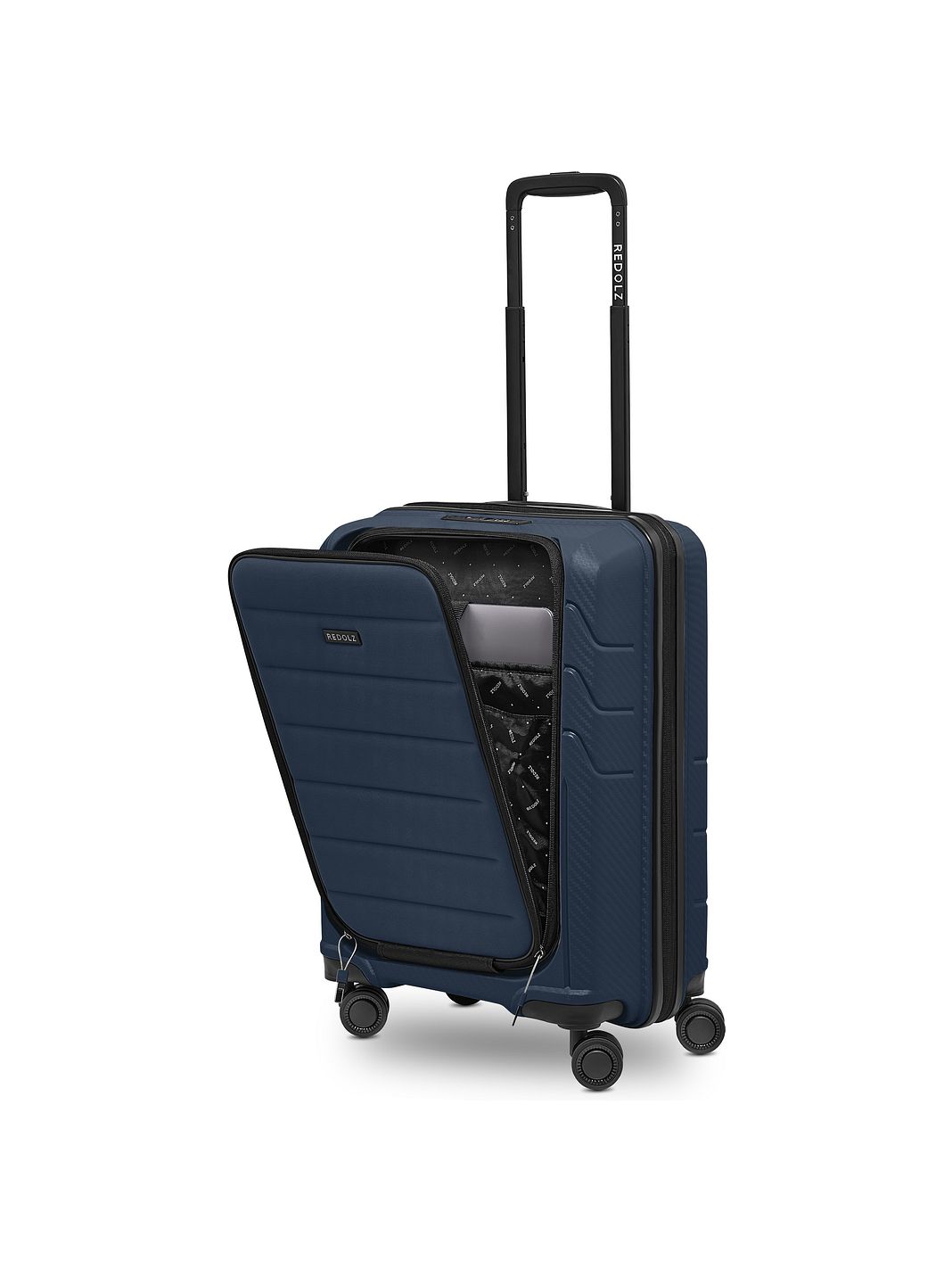 Redolz Essentials 17 Trolley cabina a 4 ruote da 55 cm con scomparto morbido per laptop Redolz Essentials 17 Trolley cabina a 4 ruote da 55 cm con scomparto morbido per laptop