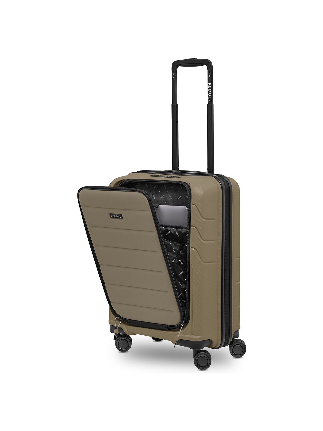 Redolz Essentials 17 Trolley cabina a 4 ruote da 55 cm con scomparto morbido per laptop Redolz Essentials 17 Trolley cabina a 4 ruote da 55 cm con scomparto morbido per laptop