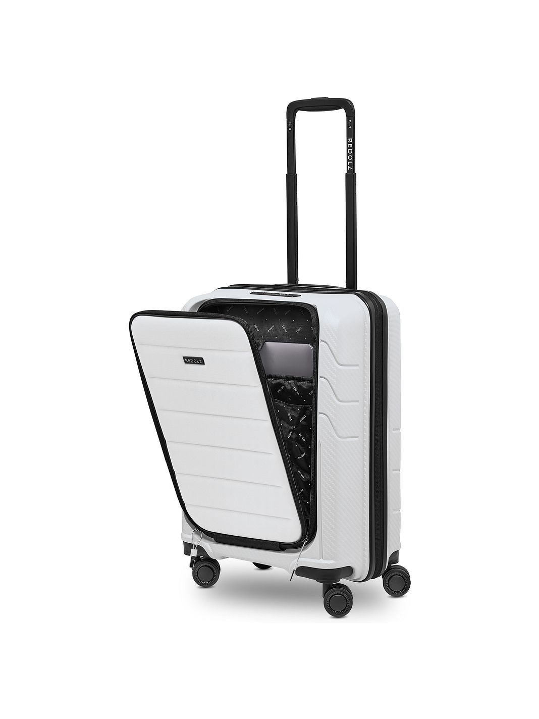 Redolz Essentials 17 Trolley cabina a 4 ruote da 55 cm con scomparto morbido per laptop Redolz Essentials 17 Trolley cabina a 4 ruote da 55 cm con scomparto morbido per laptop
