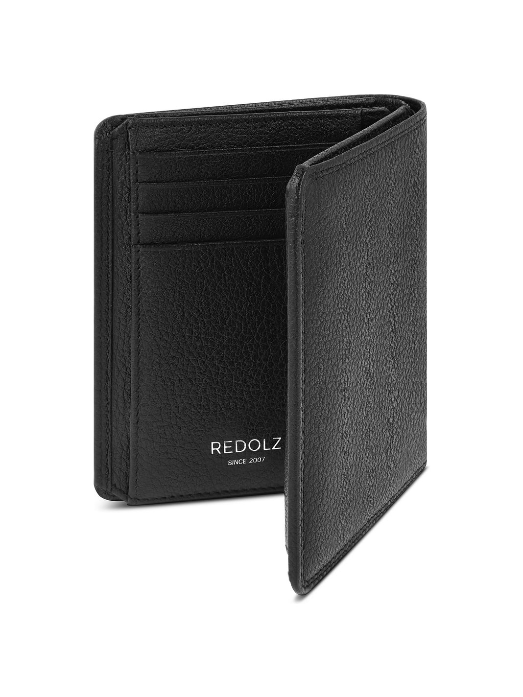 Redolz Portafoglio Leather Essentials HF in pelle RFID, 9,5 cm, apribile