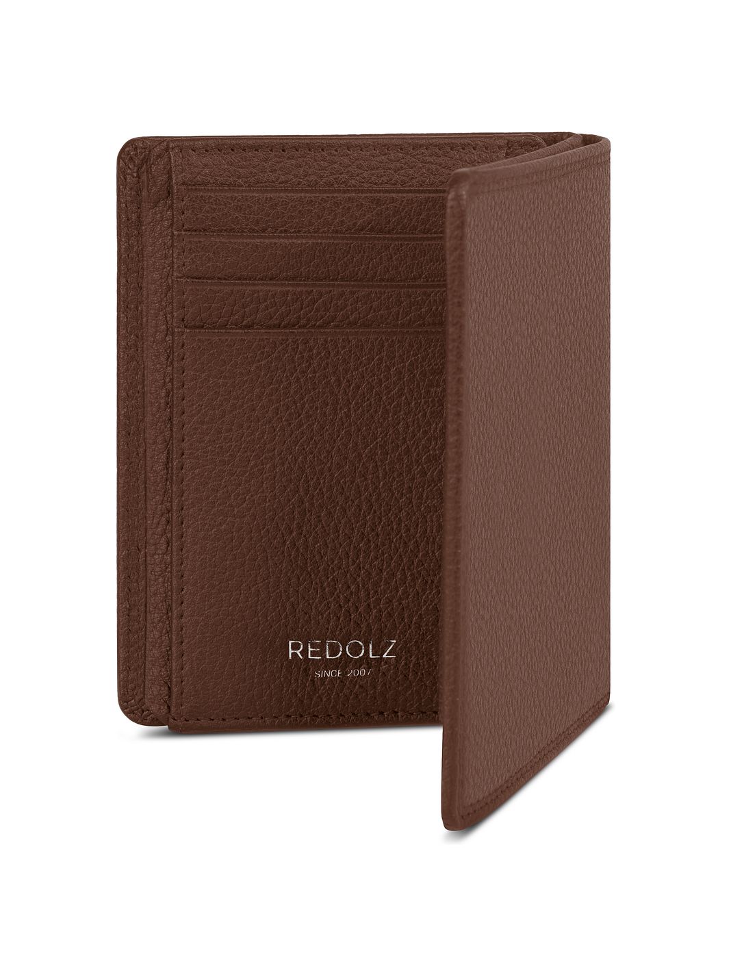 Redolz Portafoglio Leather Essentials HF in pelle RFID, 9,5 cm, apribile
