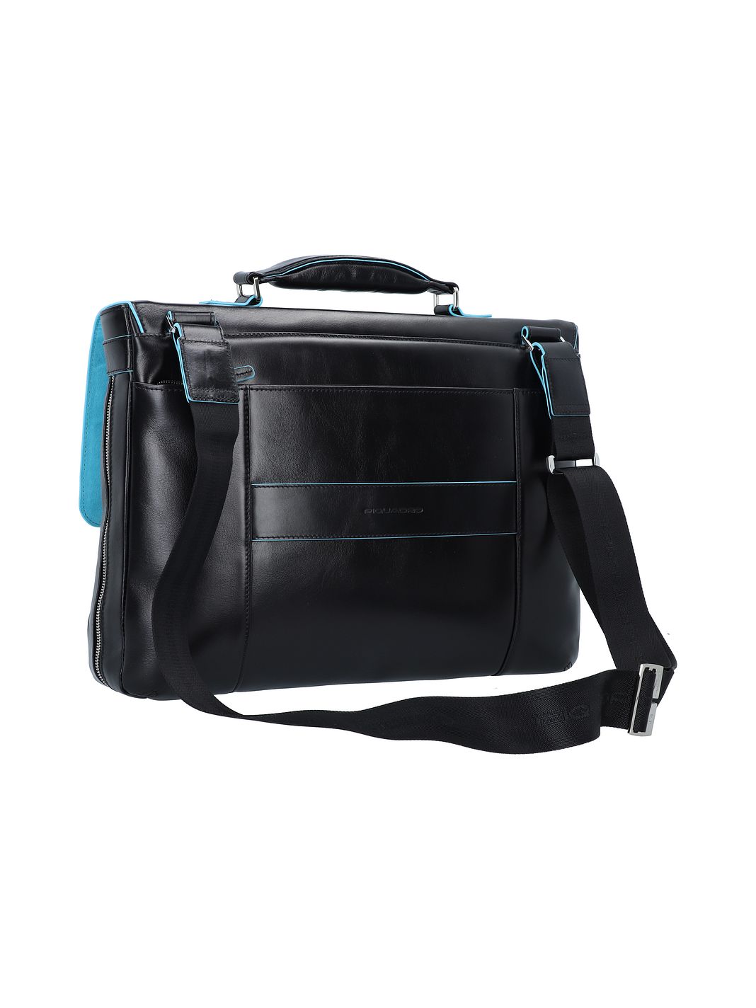 Piquadro Blue Square Valigetta Vera Pelle 40 cm Vano porta PC