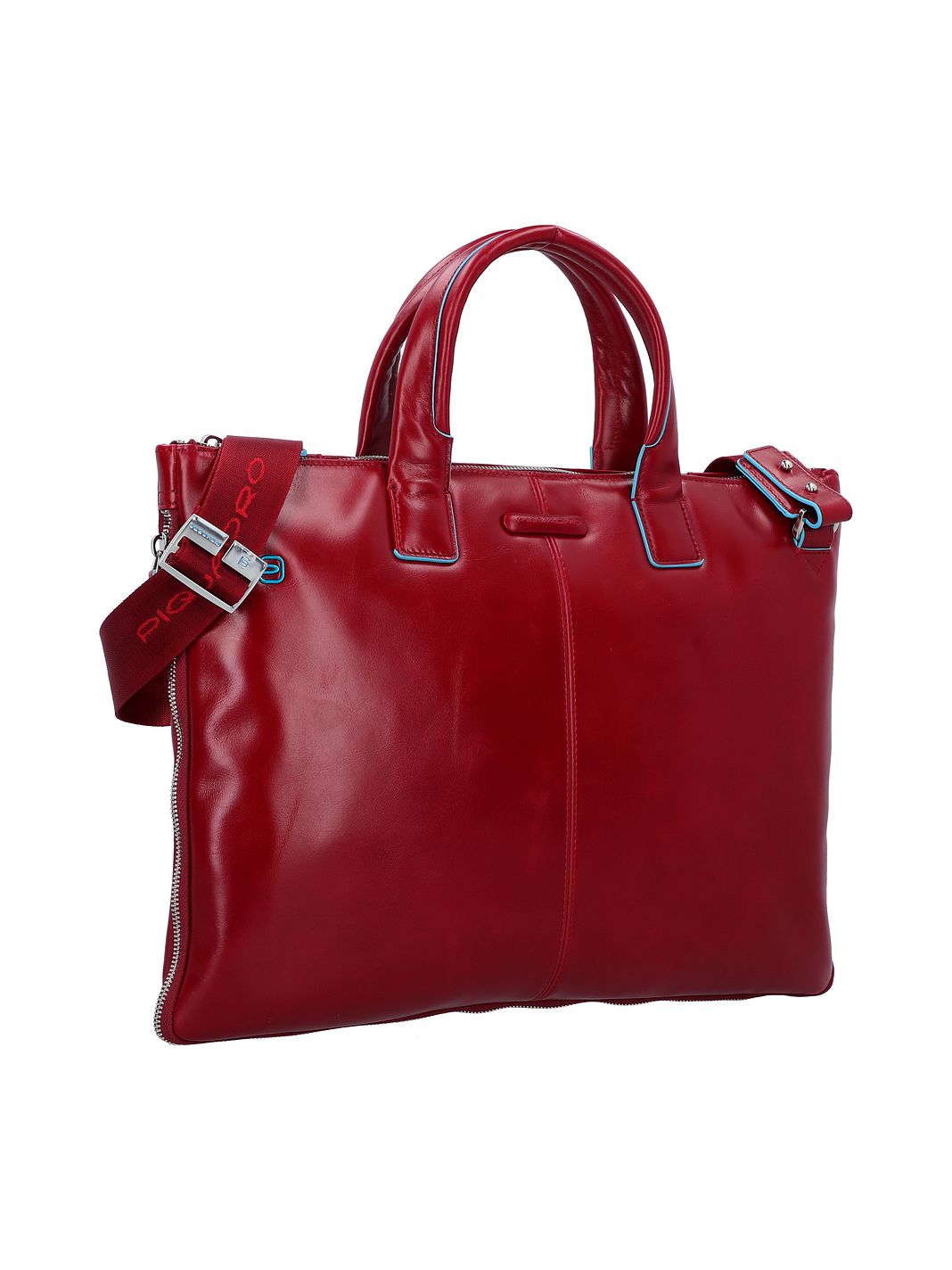 Piquadro Blue Square Valigetta Vera Pelle 42 cm Vano porta PC