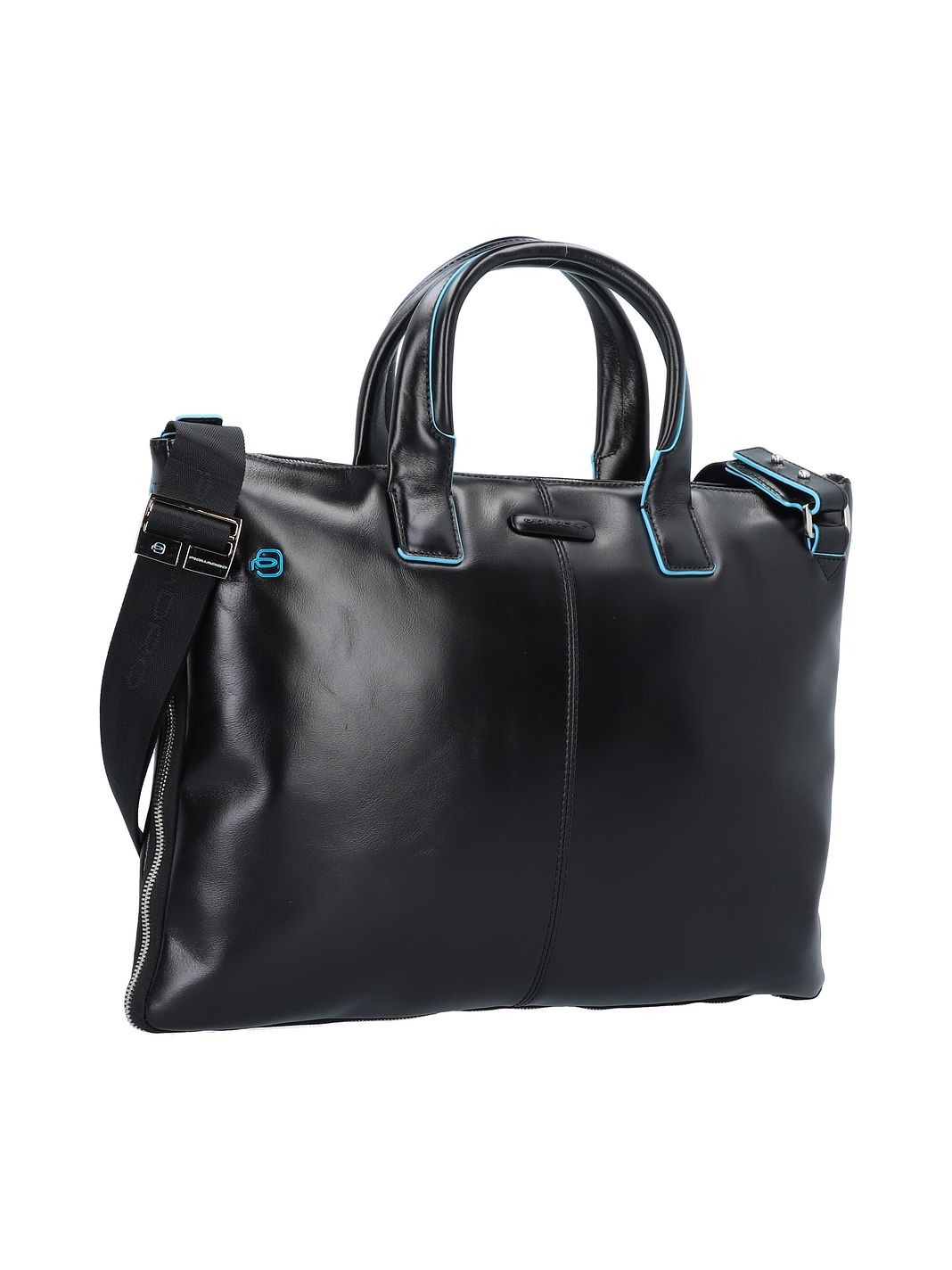 Piquadro Blue Square Valigetta Vera Pelle 42 cm Vano porta PC