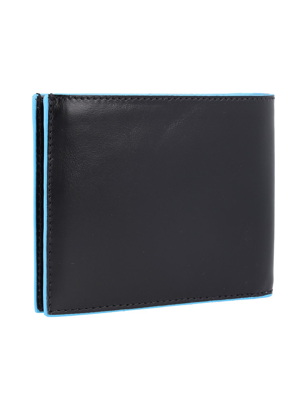 Piquadro Blue Square Custodia per carta di credito Vera Pelle 12 cm
