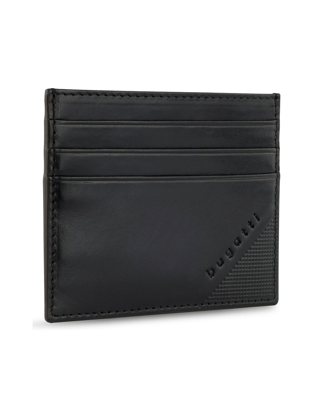 bugatti Nobile Custodia per carta di credito Protezione RFID Vera Pelle 10 cm bugatti Nobile Custodia per carta di credito Protezione RFID Vera Pelle 10 cm