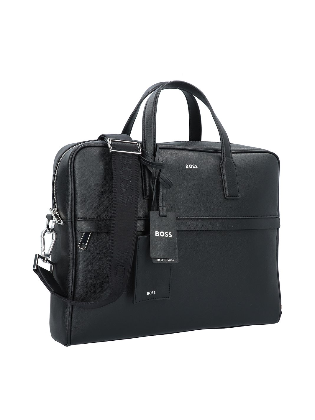 Boss Zair Aktovka Kůže 40 cm Kapsa na notebook Boss Zair Aktovka Kůže 40 cm Kapsa na notebook