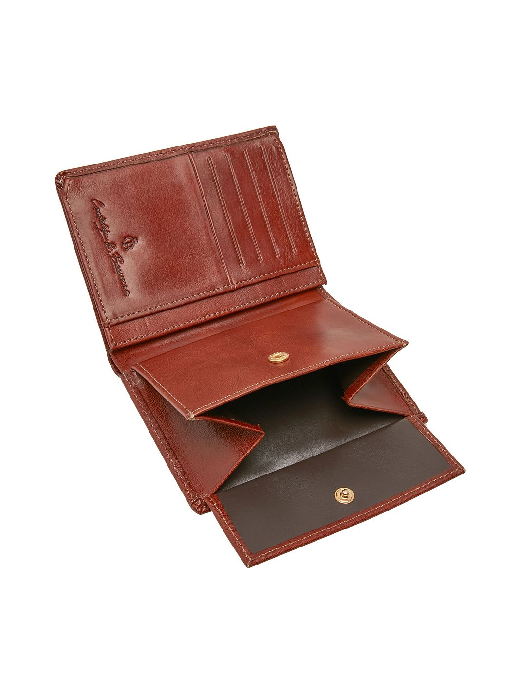 Castelijn & Beerens Gaucho Portafoglio Protezione RFID Vera Pelle 12 cm