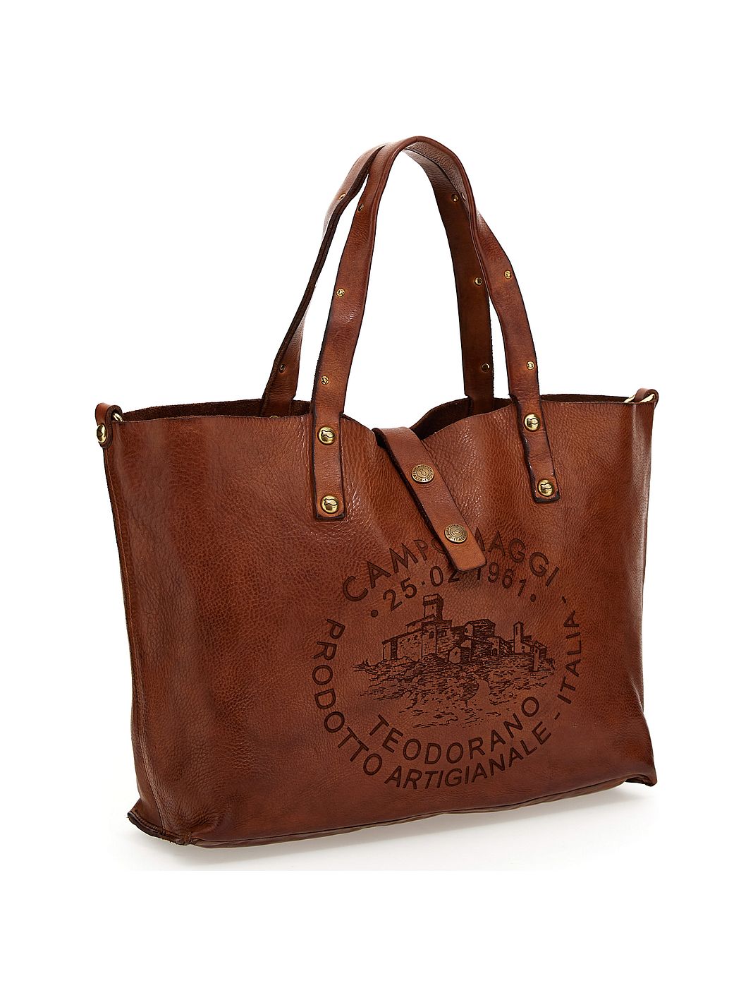 Campomaggi Borsa shopper Vera Pelle 43 cm Campomaggi Borsa shopper Vera Pelle 43 cm