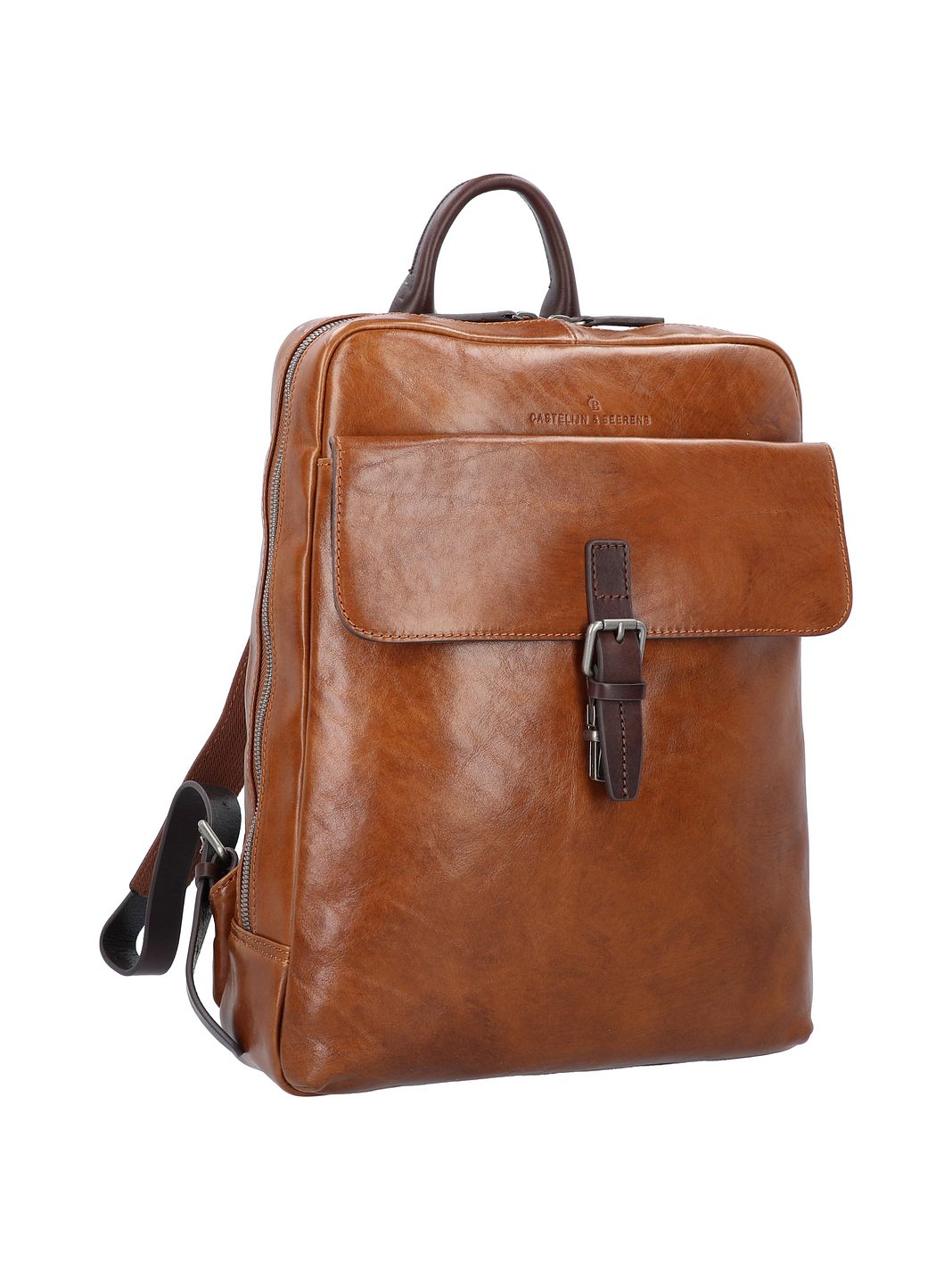 Castelijn & Beerens Rien Zaino da lavoro Protezione RFID Vera Pelle 40 cm Vano porta PC Castelijn & Beerens Rien Zaino da lavoro Protezione RFID Vera Pelle 40 cm Vano porta PC