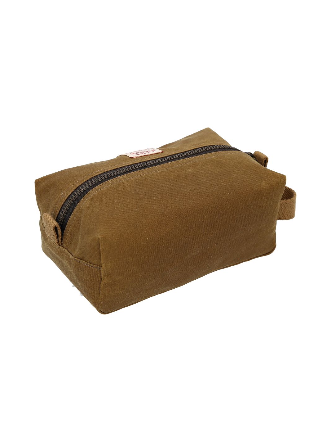 Filson Tin Cloth Borsa da toilette Vera Pelle 23 cm
