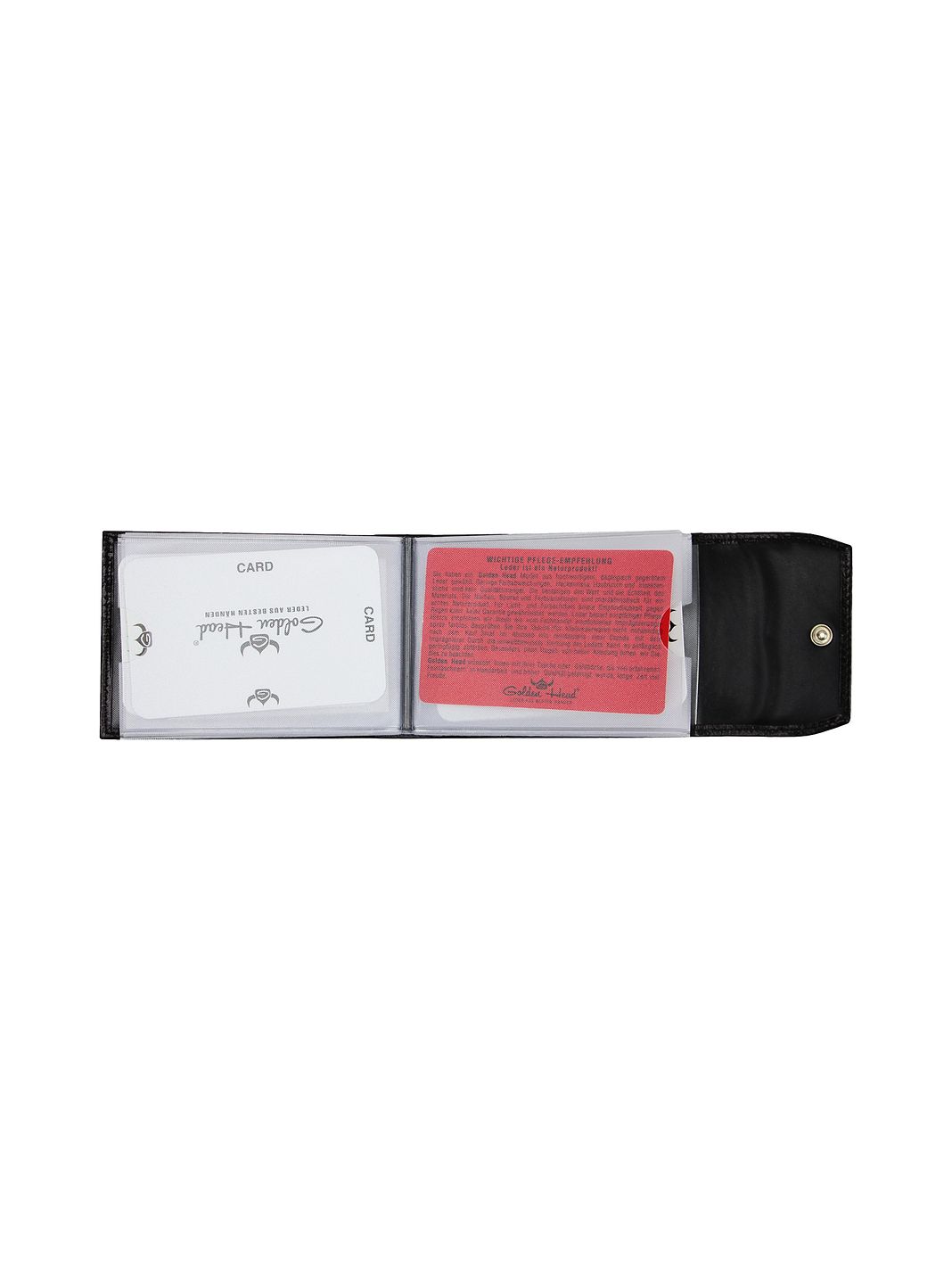 Golden Head Colorado Custodia per carta di credito Protezione RFID Vera Pelle 7 cm Golden Head Colorado Custodia per carta di credito Protezione RFID Vera Pelle 7 cm
