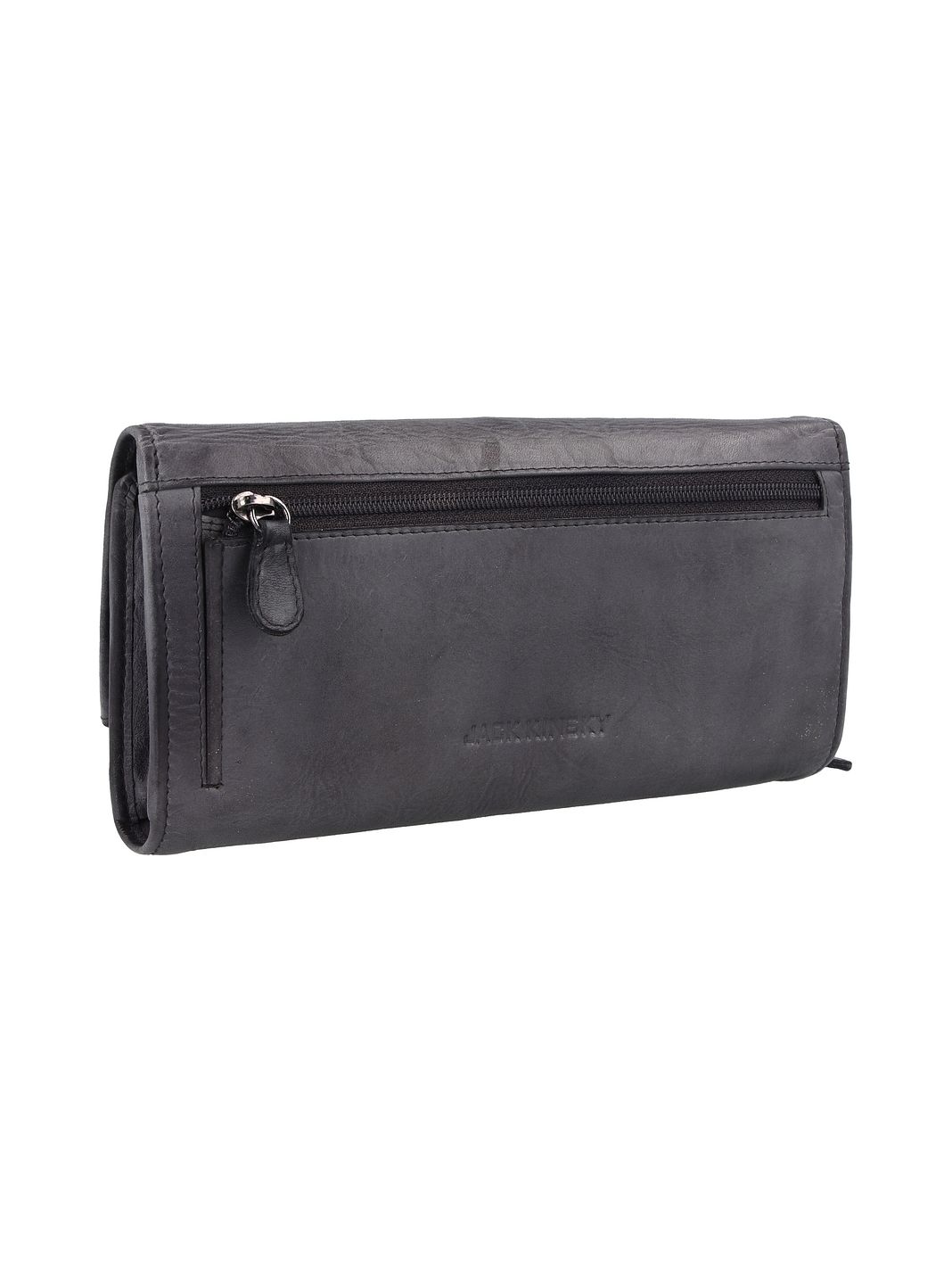 Jack Kinsky Nelson Portafoglio Protezione RFID Vera Pelle 19 cm Jack Kinsky Nelson Portafoglio Protezione RFID Vera Pelle 19 cm