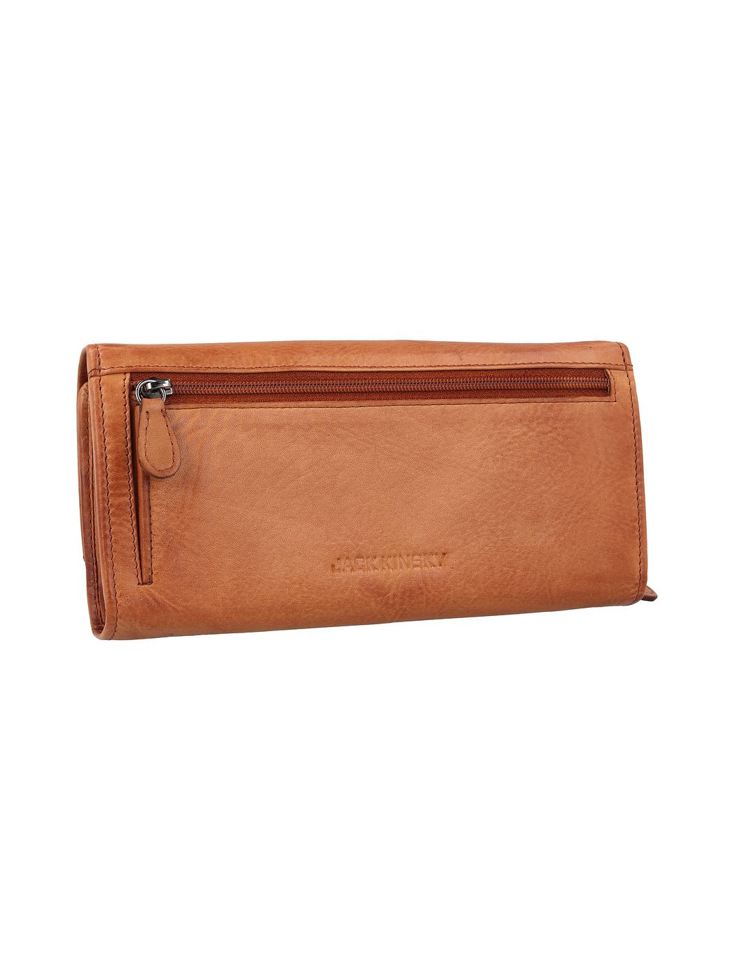 Jack Kinsky Nelson Portafoglio Protezione RFID Vera Pelle 19 cm Jack Kinsky Nelson Portafoglio Protezione RFID Vera Pelle 19 cm