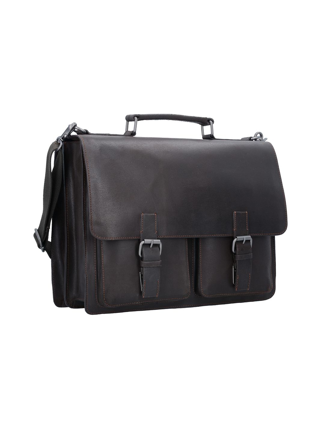 Leonhard Heyden Dakota Valigetta Vera Pelle 40 cm Vano porta PC Leonhard Heyden Dakota Valigetta Vera Pelle 40 cm Vano porta PC