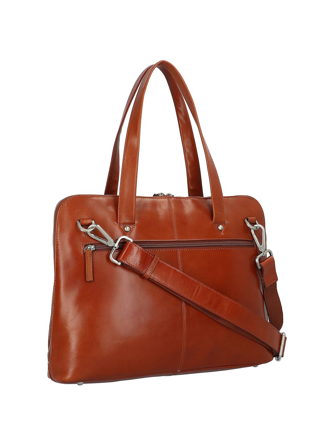 Leonhard Heyden Cambridge Borsa a spalla Vera Pelle 41 cm Vano porta PC Leonhard Heyden Cambridge Borsa a spalla Vera Pelle 41 cm Vano porta PC