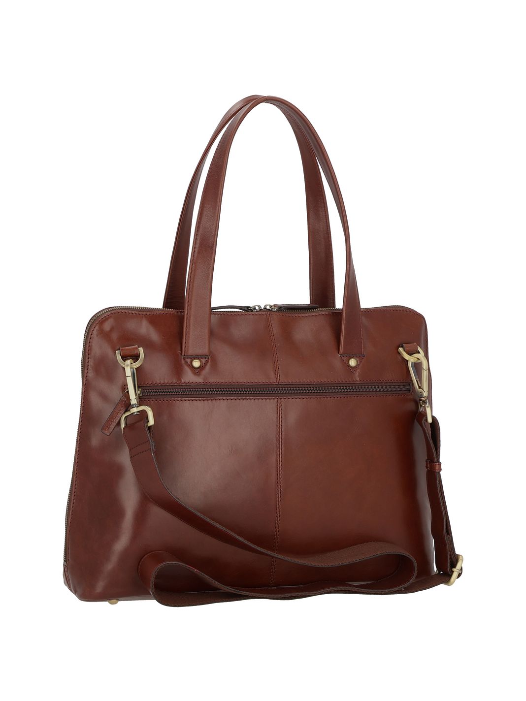 Leonhard Heyden Cambridge Borsa a spalla Vera Pelle 41 cm Vano porta PC Leonhard Heyden Cambridge Borsa a spalla Vera Pelle 41 cm Vano porta PC