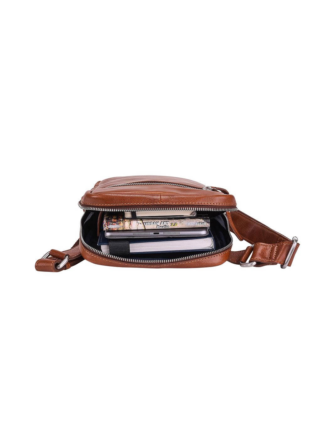 Leonhard Heyden Cambridge Bolsa de hombro Piel natural 18 cm