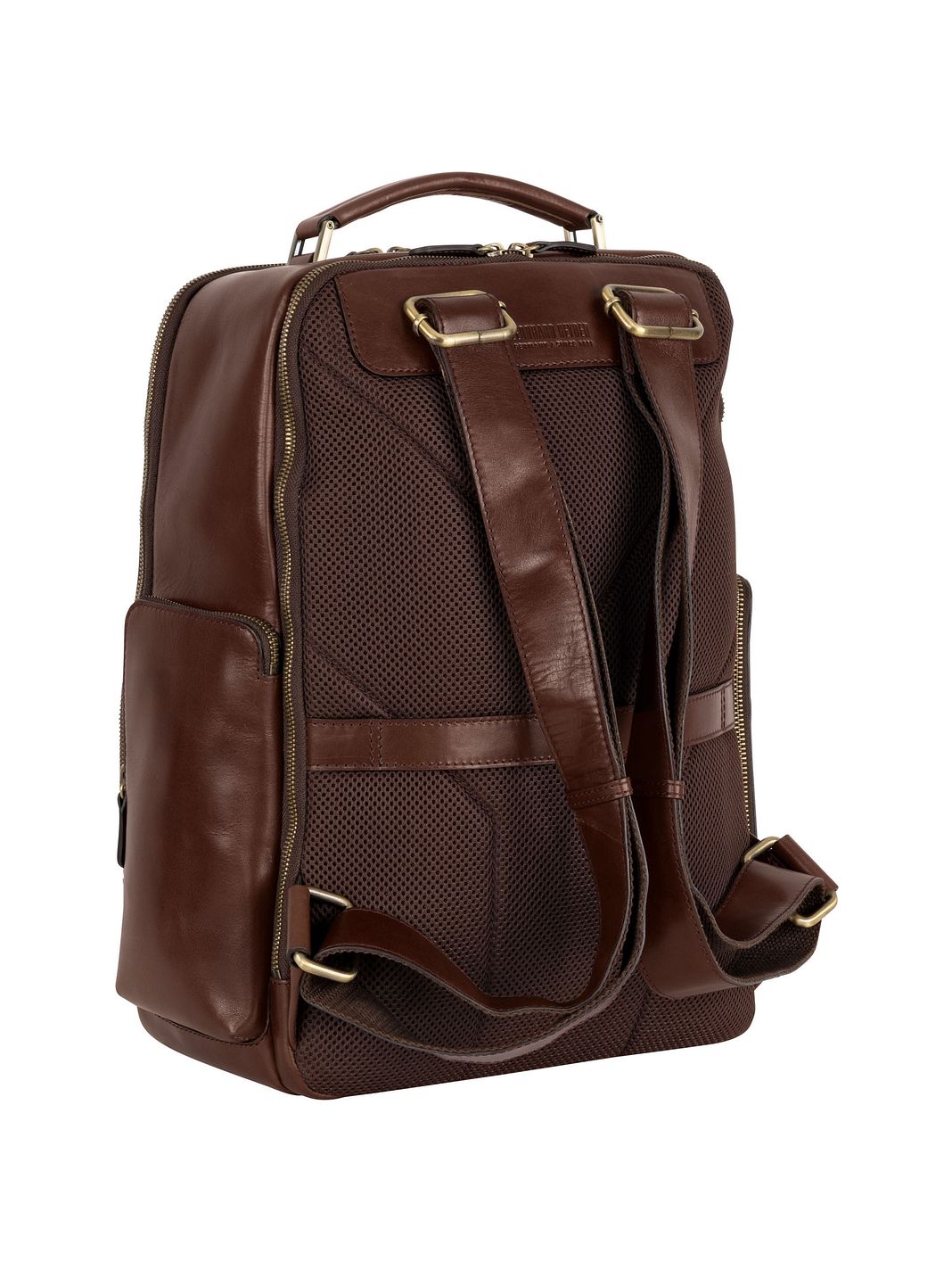 Leonhard Heyden Cambridge Zaino da lavoro Vera Pelle 42 cm Vano porta PC