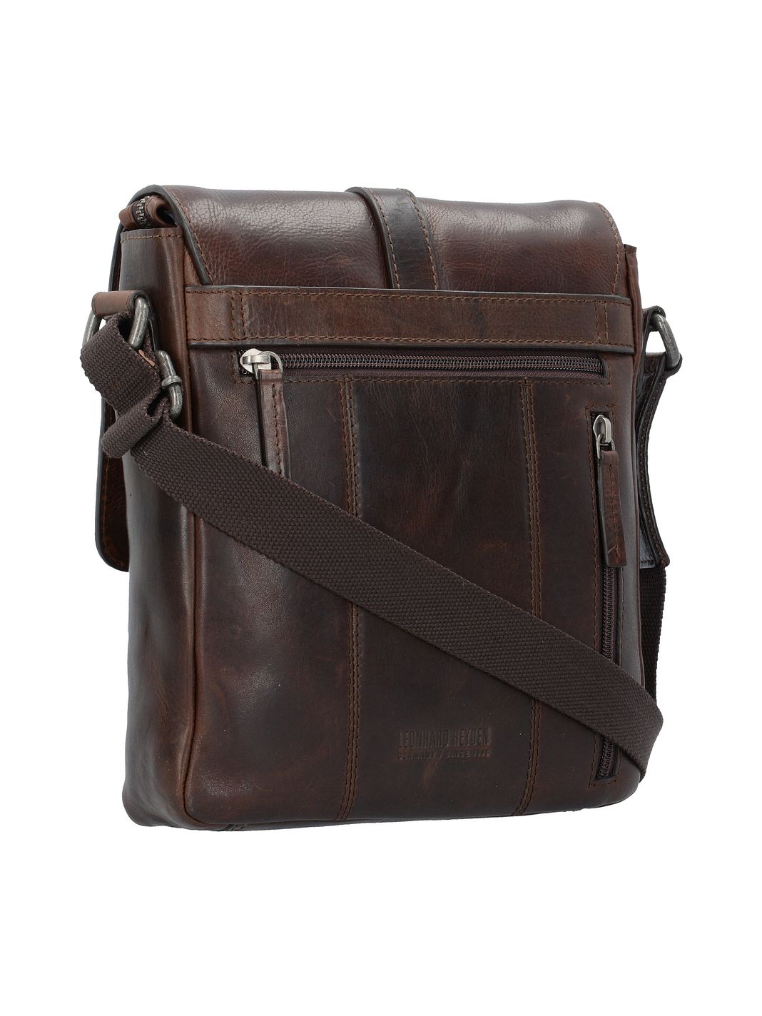 Leonhard Heyden Roma Borsa a tracolla Vera Pelle 22 cm