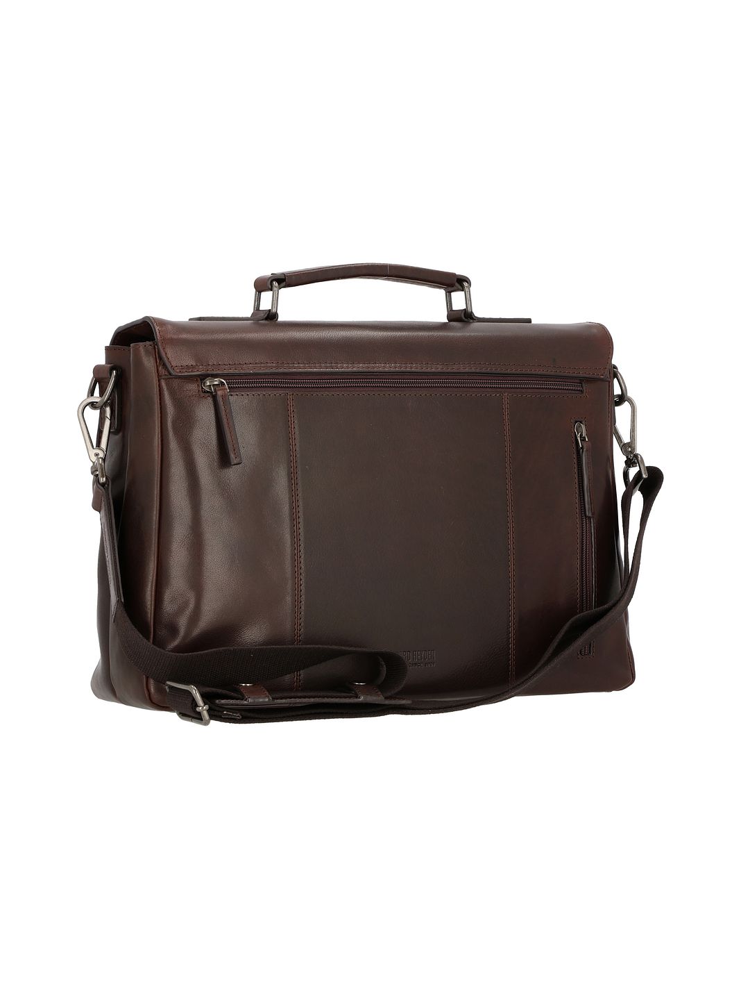 Leonhard Heyden Roma Valigetta Vera Pelle 40 cm Vano porta PC