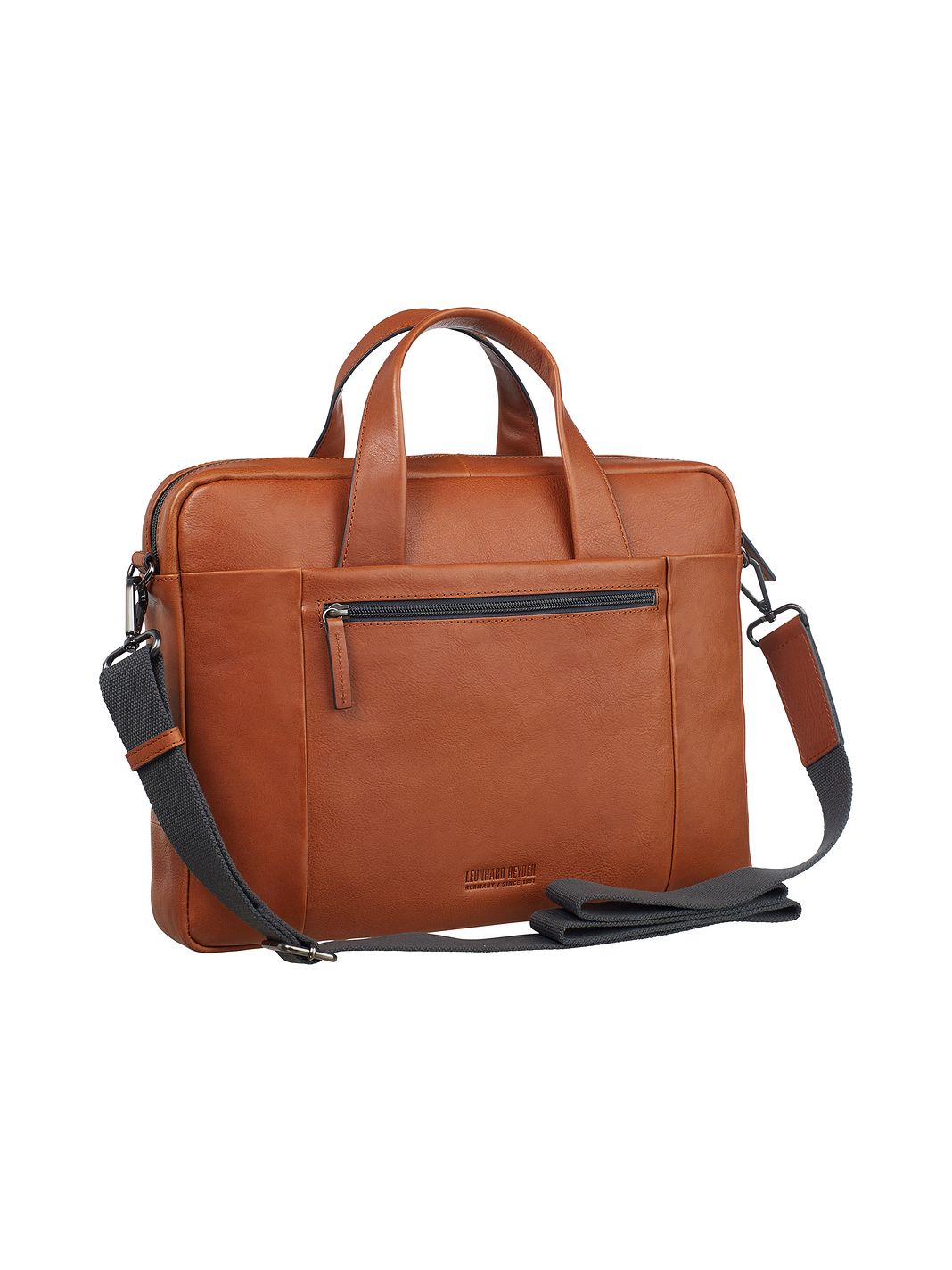 Leonhard Heyden Hamburg Valigetta Vera Pelle 38 cm Vano porta PC Leonhard Heyden Hamburg Valigetta Vera Pelle 38 cm Vano porta PC