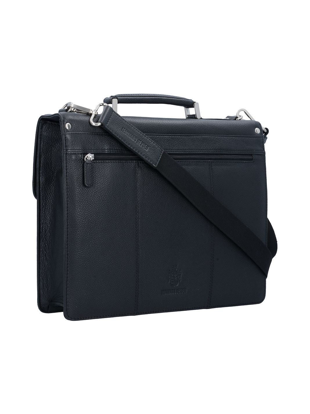 Leonhard Heyden Berlin Valigetta Vera Pelle 38 cm Vano porta PC