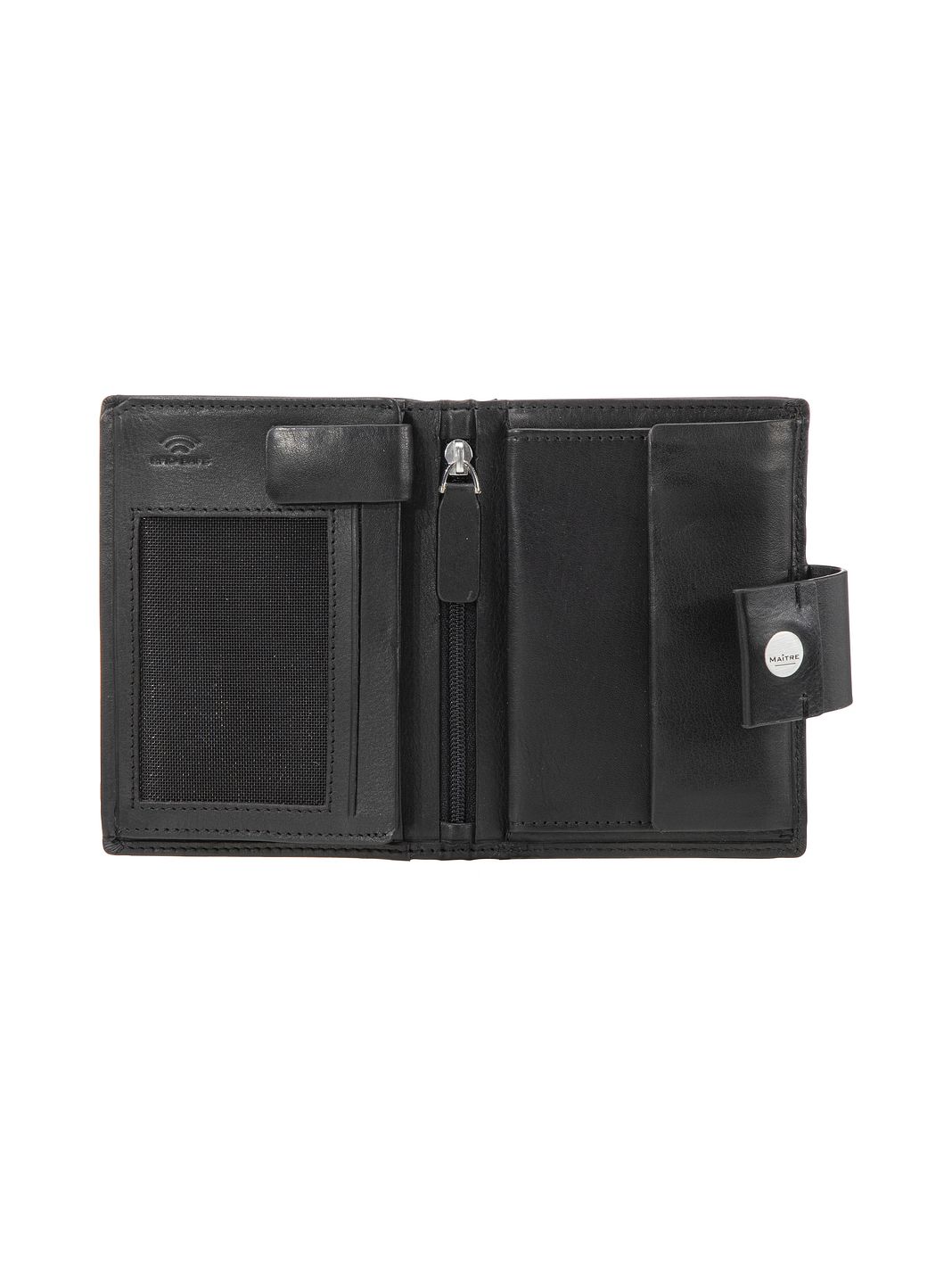 Maître Henau Dawina Portafoglio Protezione RFID Vera Pelle 12.5 cm