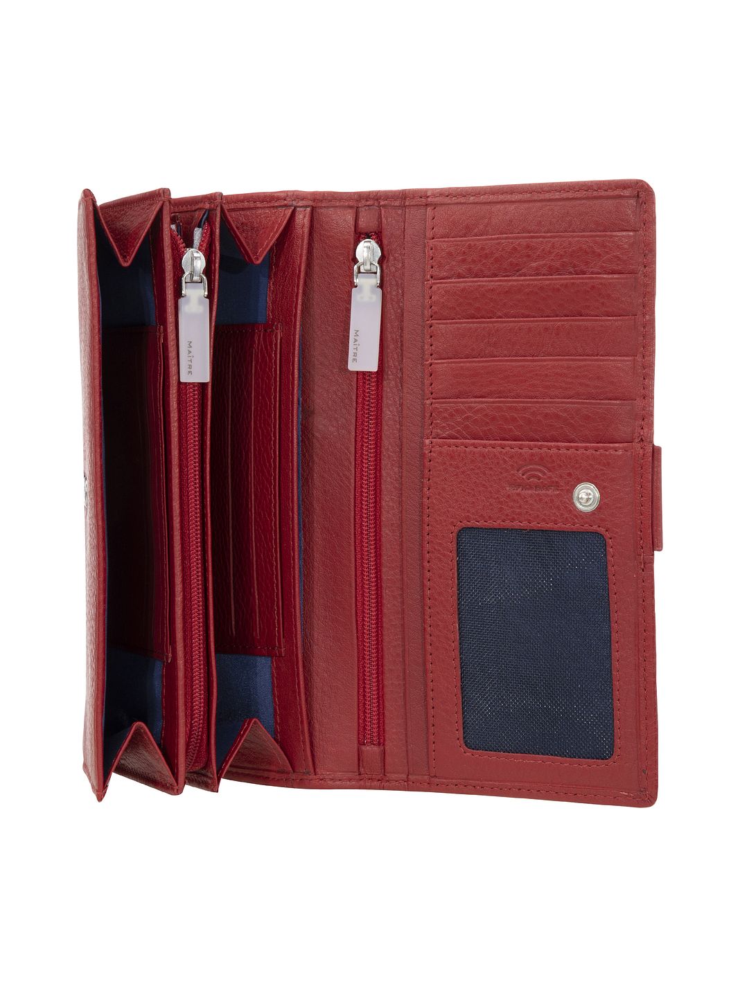 Maître Kirschroth Diedburg Portafoglio Protezione RFID Vera Pelle 18.5 cm