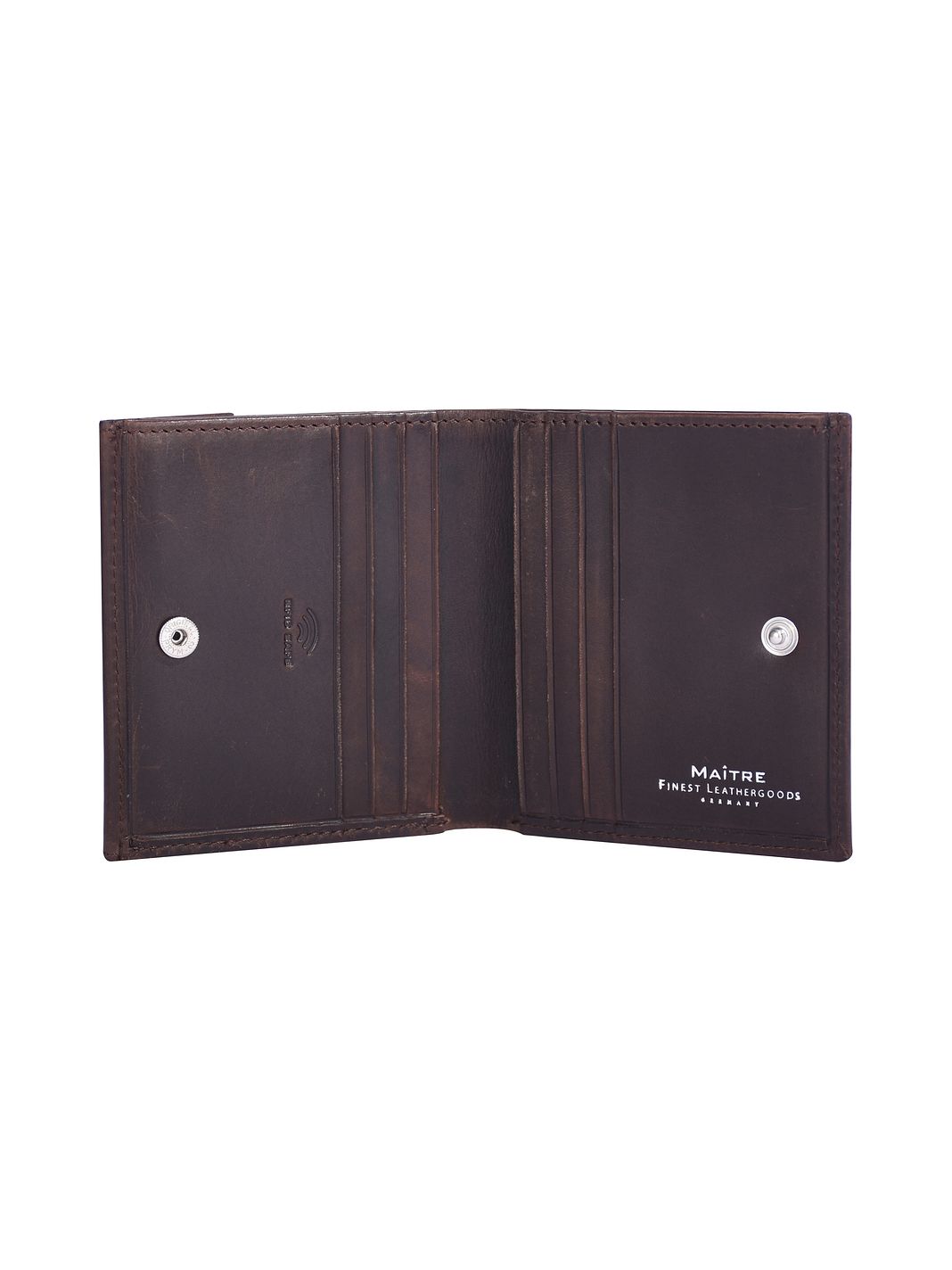 Maître Birkheim Gerfried Portafoglio Protezione RFID Vera Pelle 10 cm