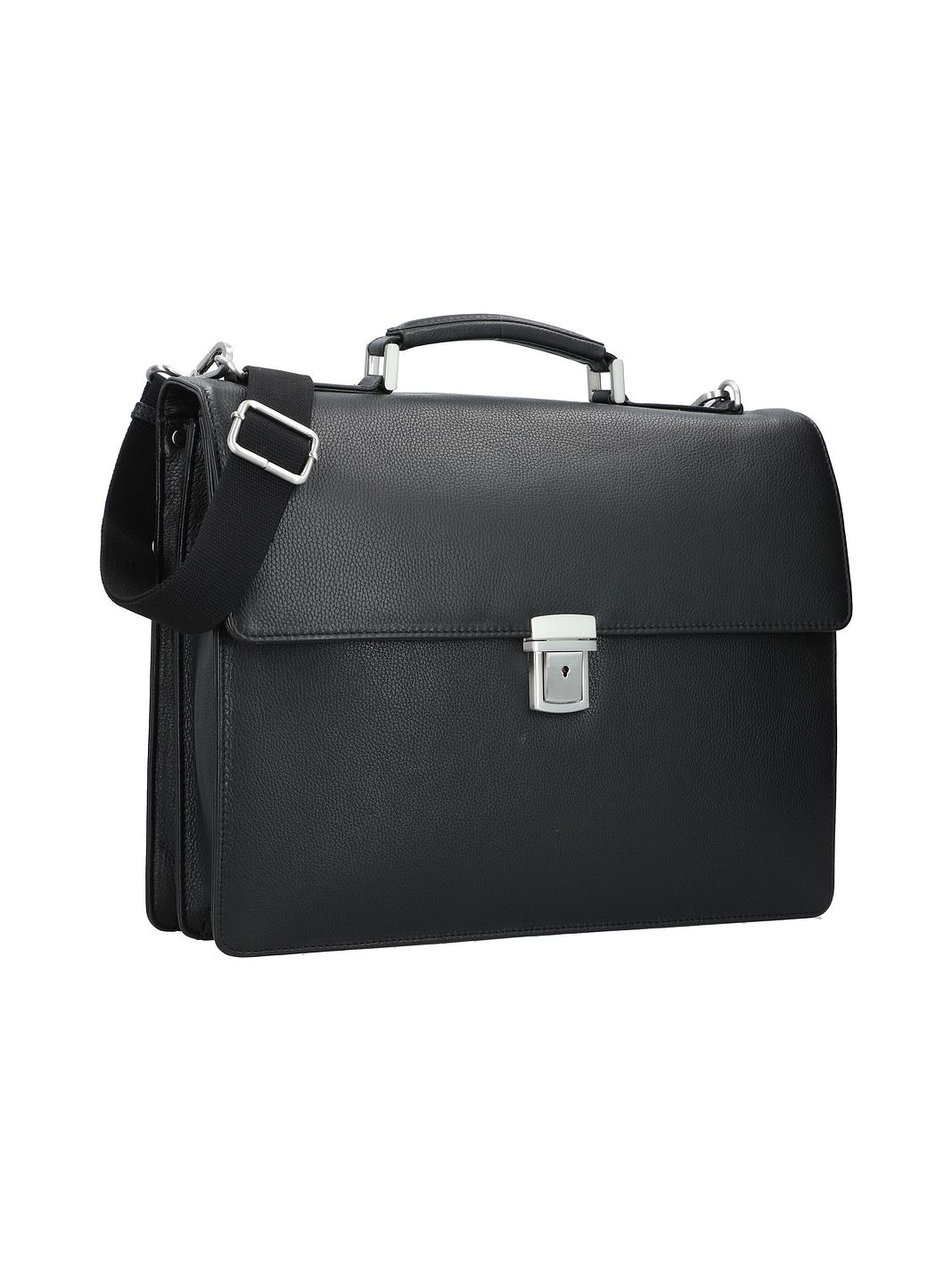 Leonhard Heyden Berlin Valigetta Vera Pelle 40 cm Vano porta PC