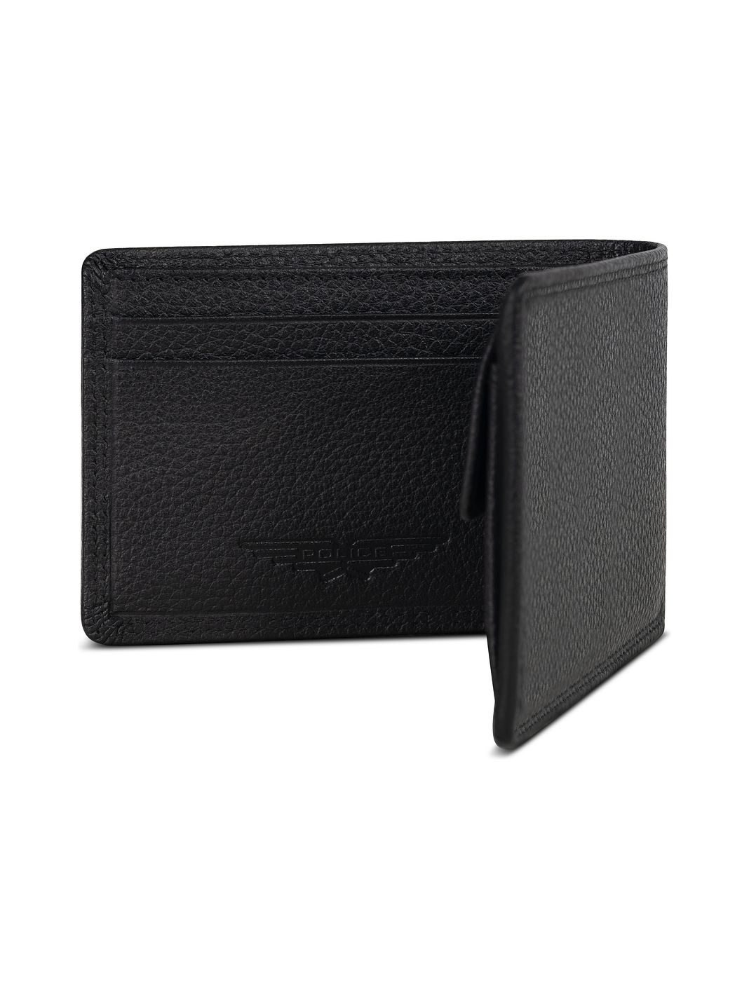 Police Portafoglio Protezione RFID Vera Pelle 10.5 cm Police Portafoglio Protezione RFID Vera Pelle 10.5 cm