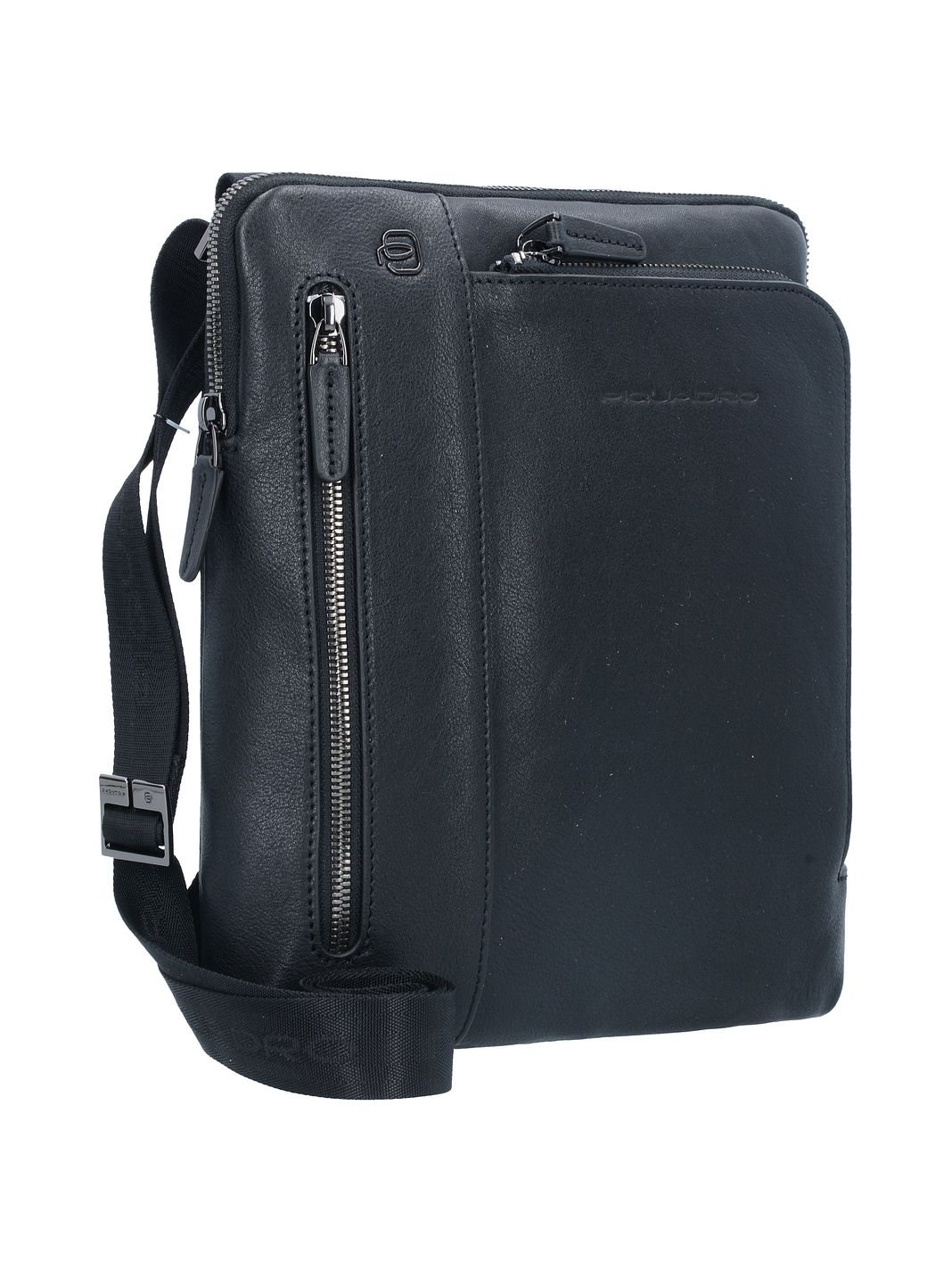 Piquadro Black Square Borsa a tracolla Vera Pelle 23 cm Piquadro Black Square Borsa a tracolla Vera Pelle 23 cm