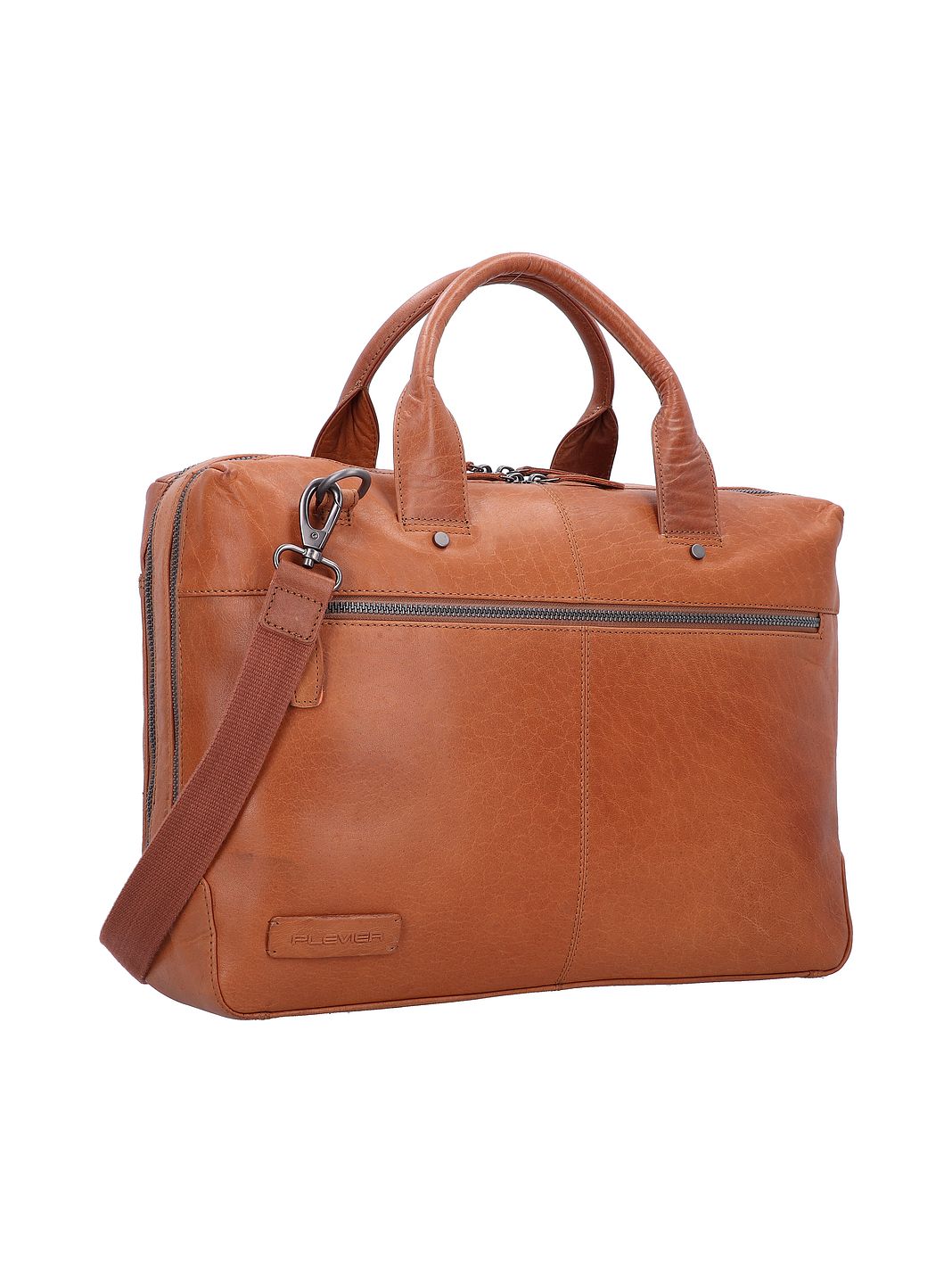 Plevier Rock Flint Valigetta Protezione RFID Vera Pelle 41 cm Vano porta PC Plevier Rock Flint Valigetta Protezione RFID Vera Pelle 41 cm Vano porta PC