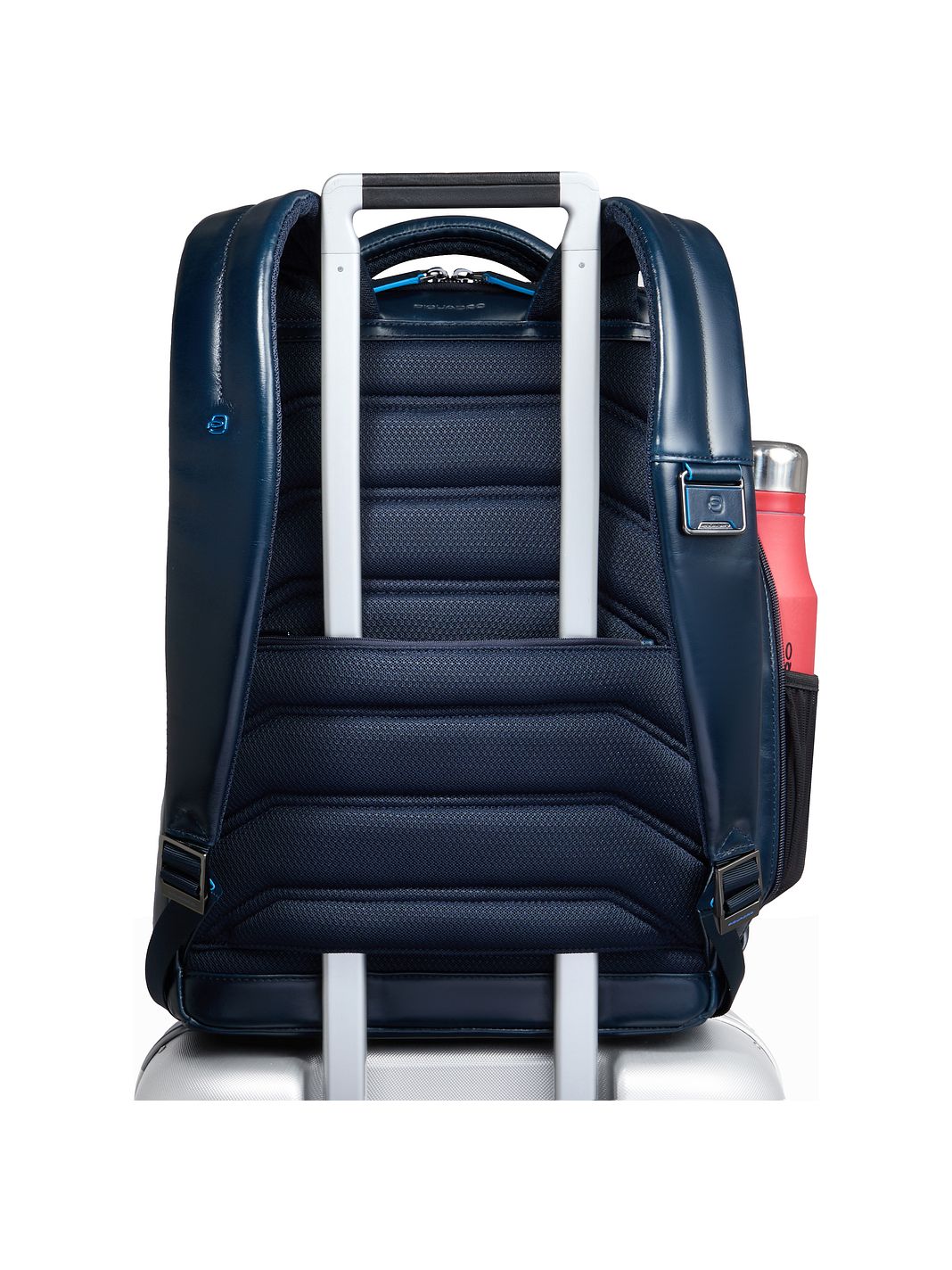 Piquadro Blue Square Zaino da giorno Vera Pelle 42 cm Vano porta PC