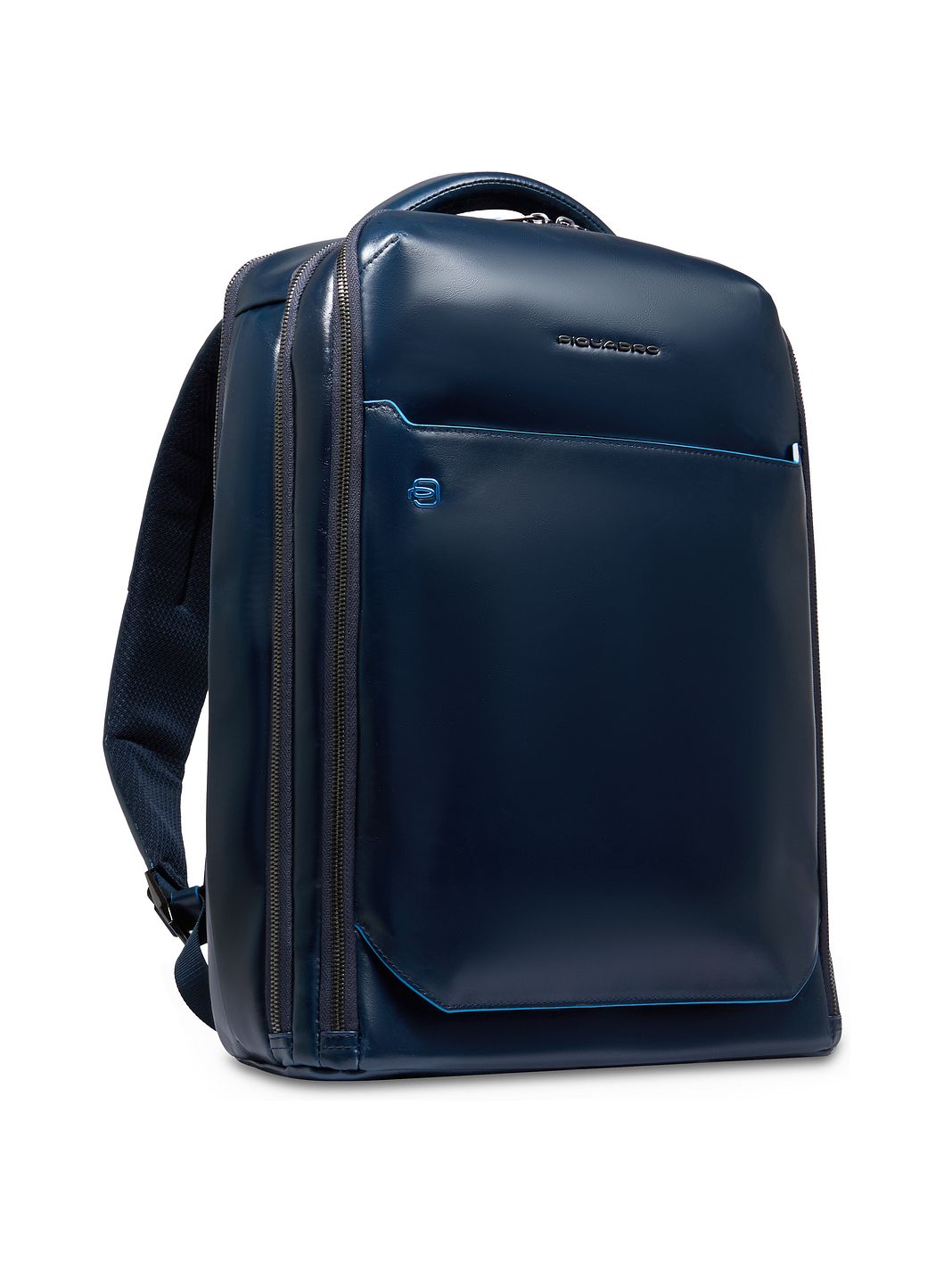 Piquadro Blue Square Zaino da giorno Vera Pelle 42 cm Vano porta PC