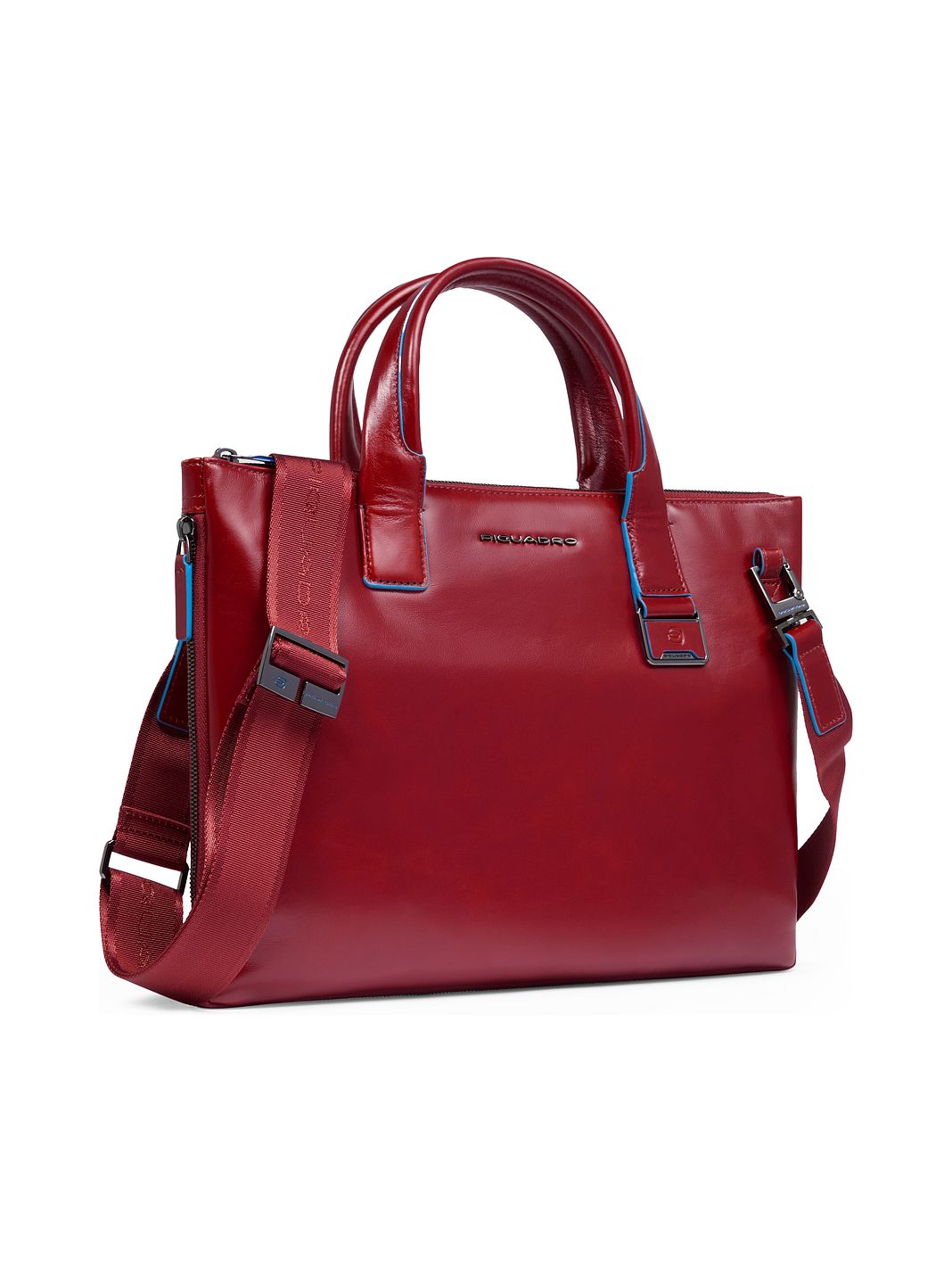 Piquadro Blue Square Borsa shopper Vera Pelle 38 cm Vano porta PC espandibile Piquadro Blue Square Borsa shopper Vera Pelle 38 cm Vano porta PC espandibile